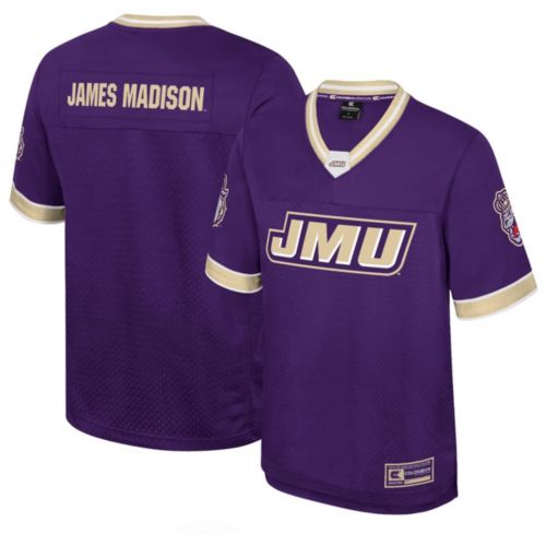 Nike Men's James Madison Dukes Anthracite Legend Tonal Mascot Long