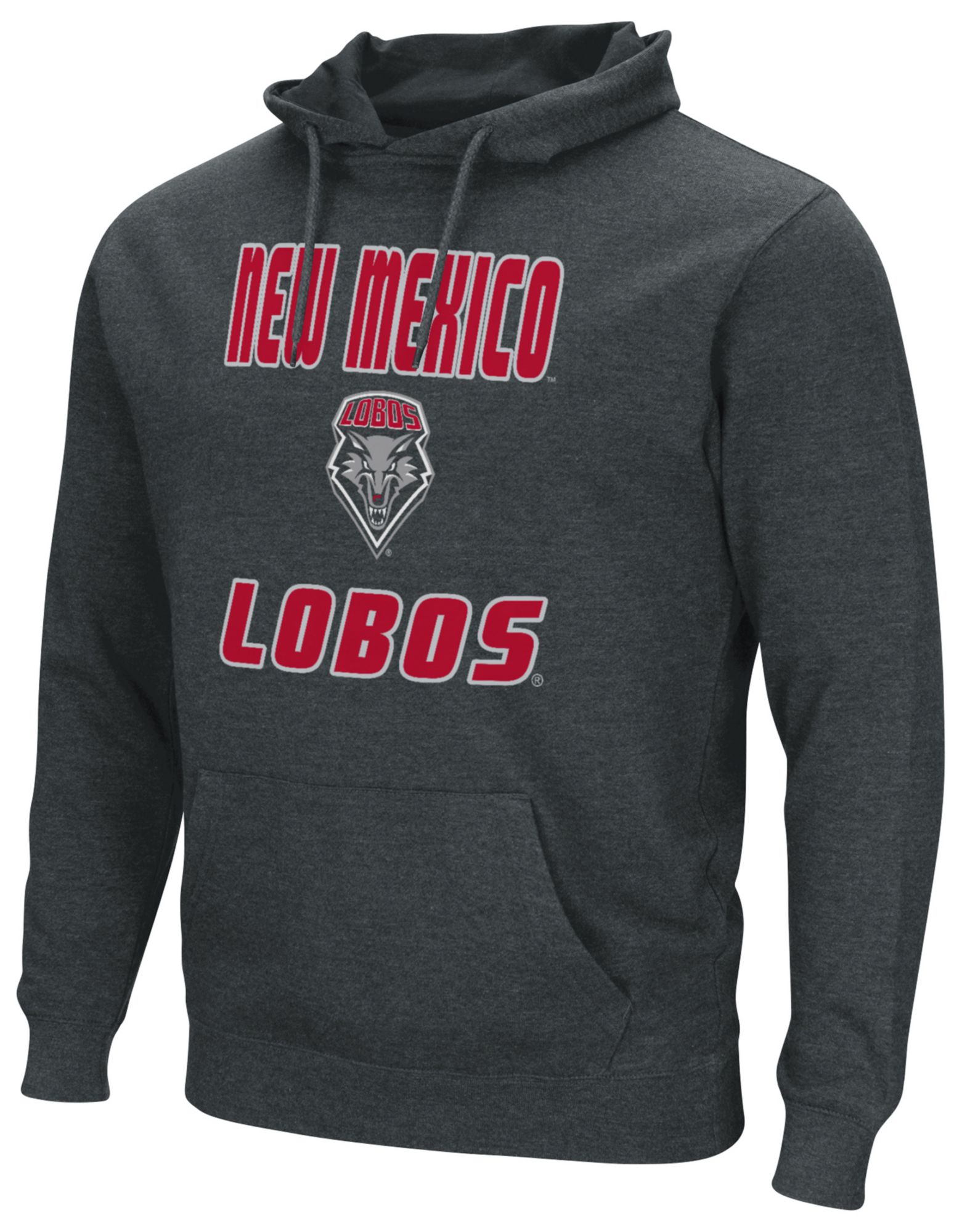 Colosseum Men's New Mexico Lobos Black Campus Pullover Hoodie