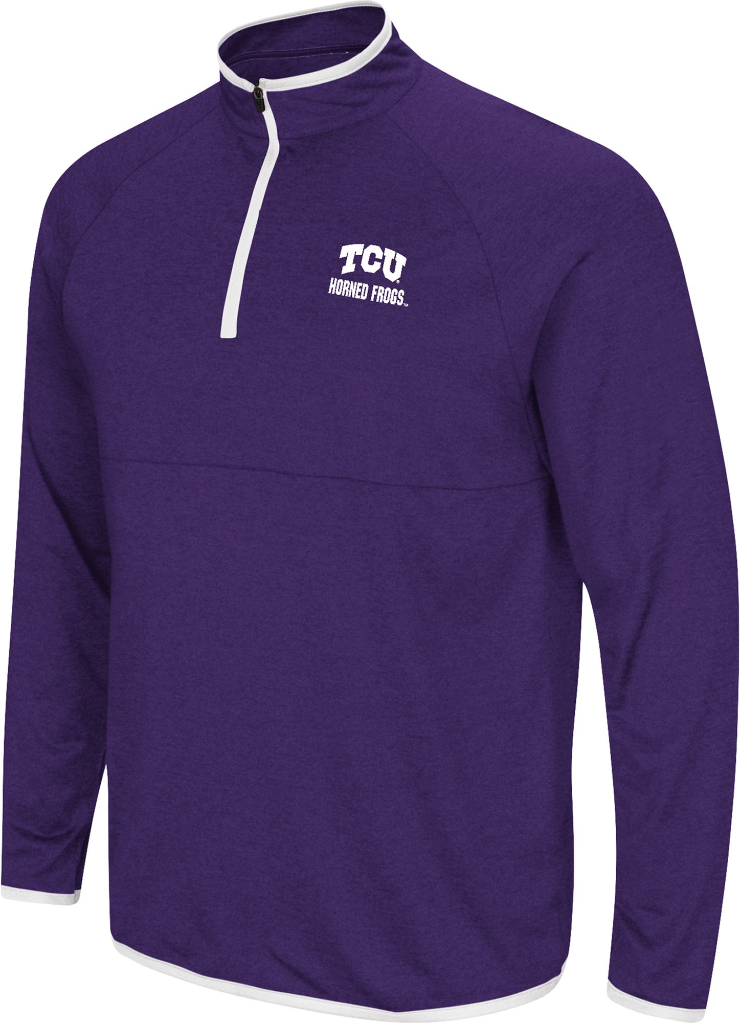 Colosseum Men's TCU Horned Frogs Purple Promo Rival 2025 Quarter-Zip Jacket