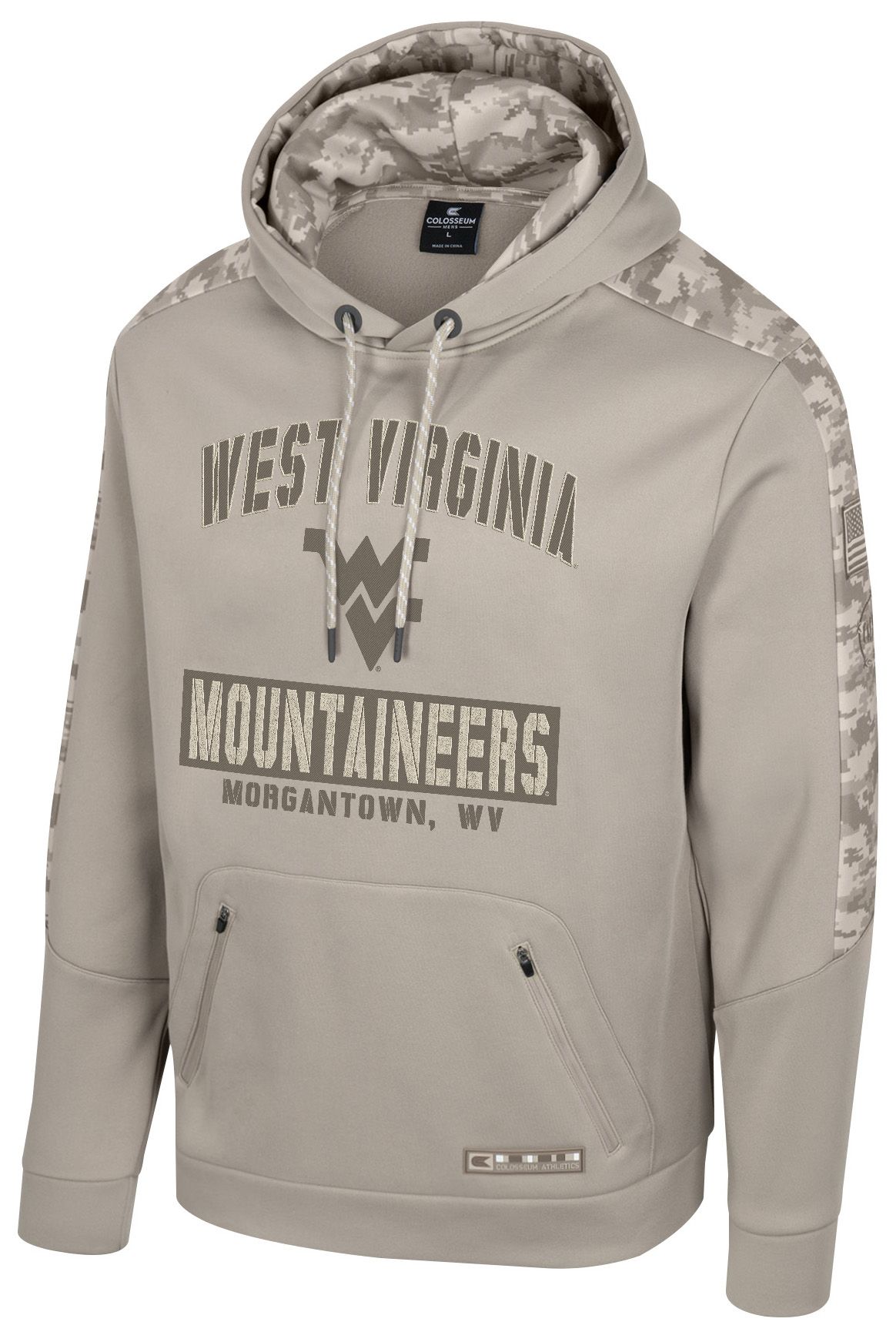 Colosseum Men's West Virginia Mountaineers Dune Fleece Hoodie