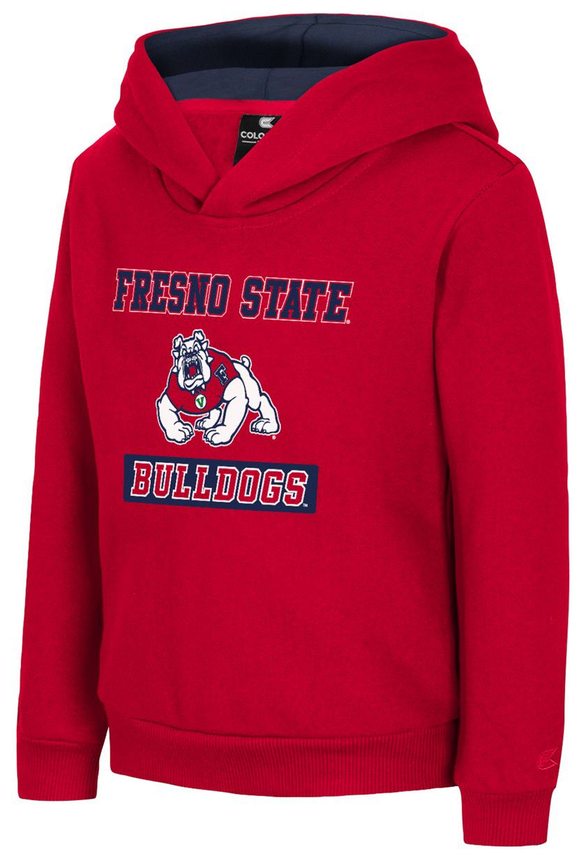 Colosseum Toddler Fresno State Bulldogs Red 'Land of OOO' Pullover Hoodie