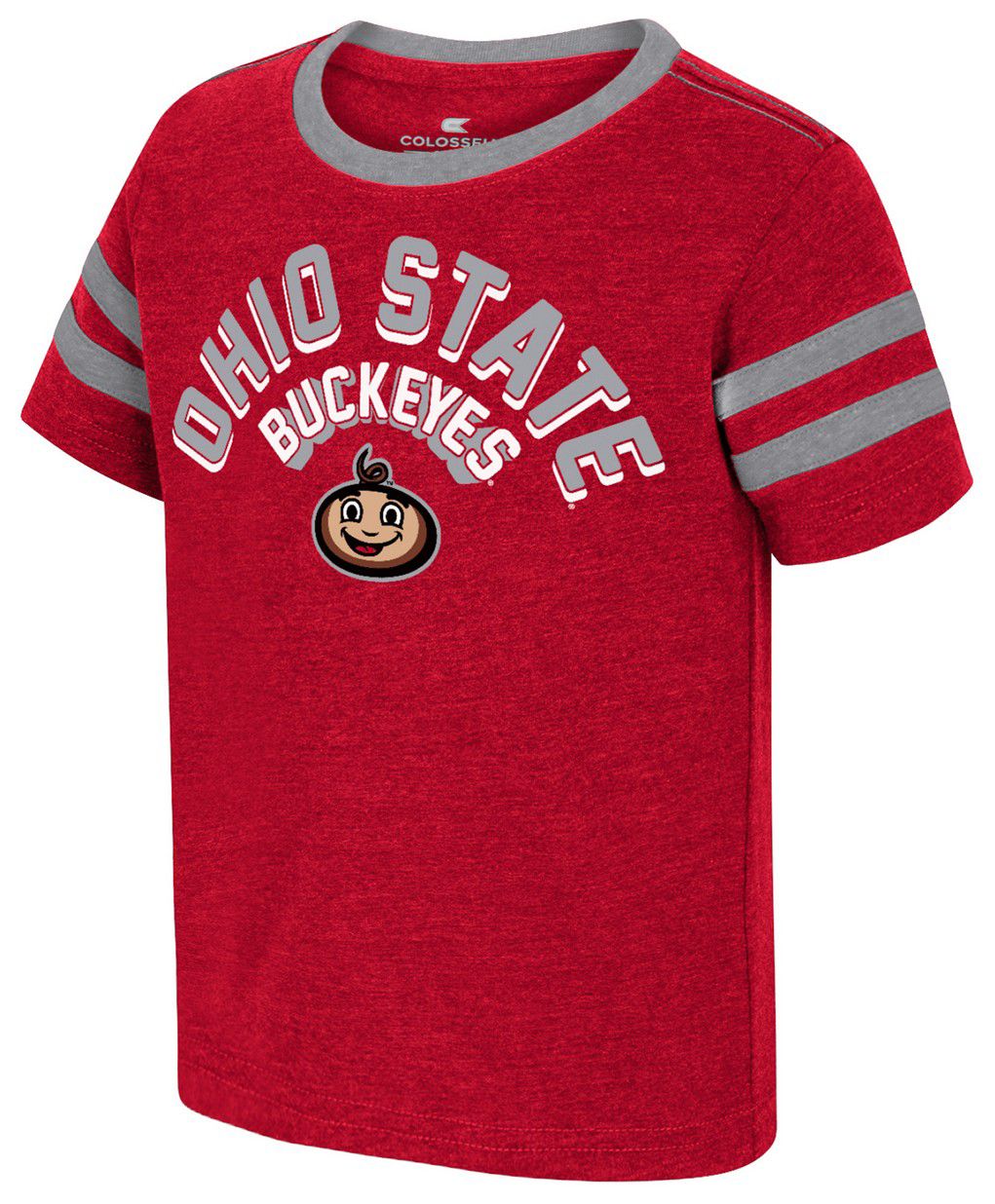 Colosseum Toddler Ohio State Buckeyes Red Shermy 2T Short Sleeve T-Shirt