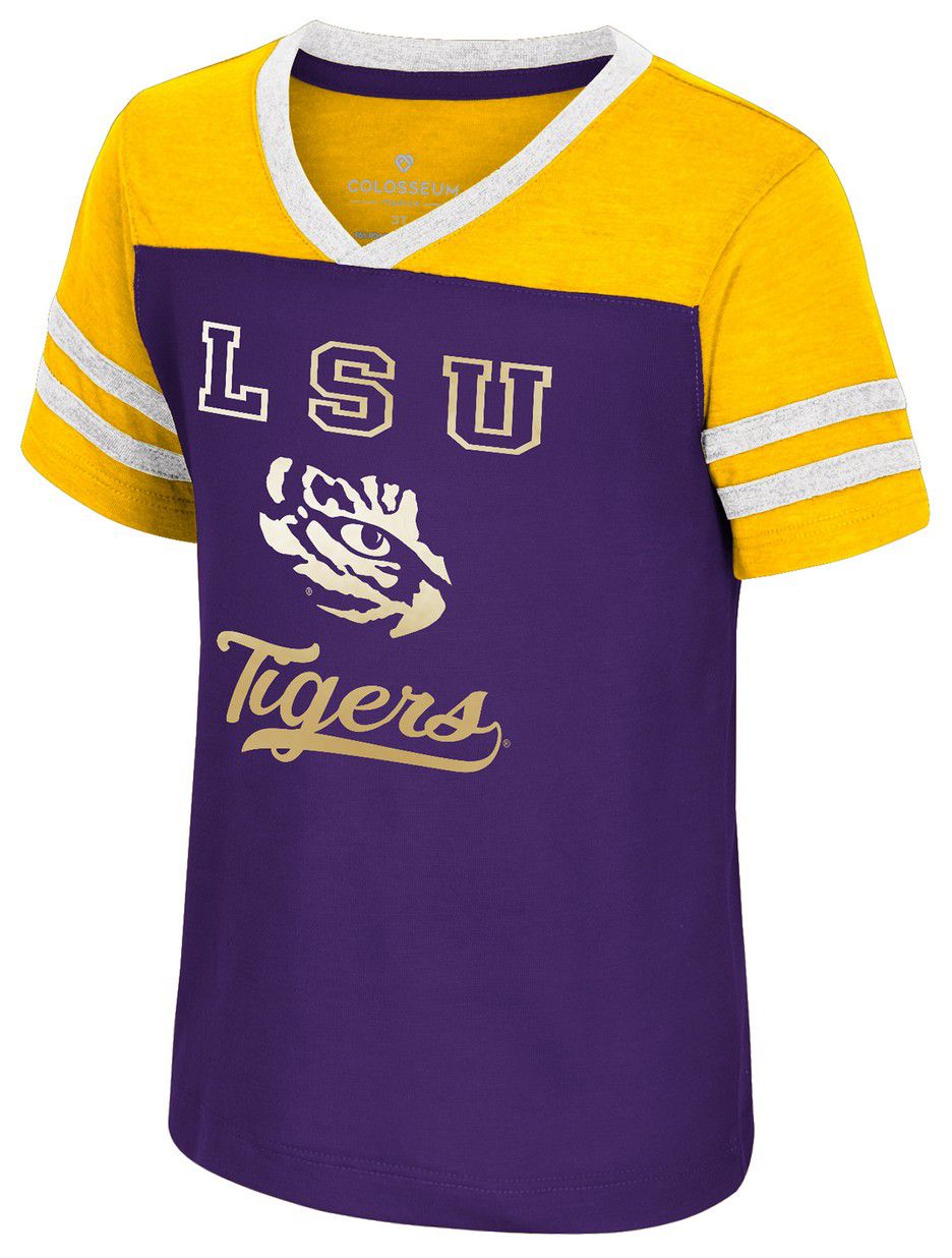 Colosseum Toddler LSU Tigers Purple Bling 2T Short Sleeve T-Shirt