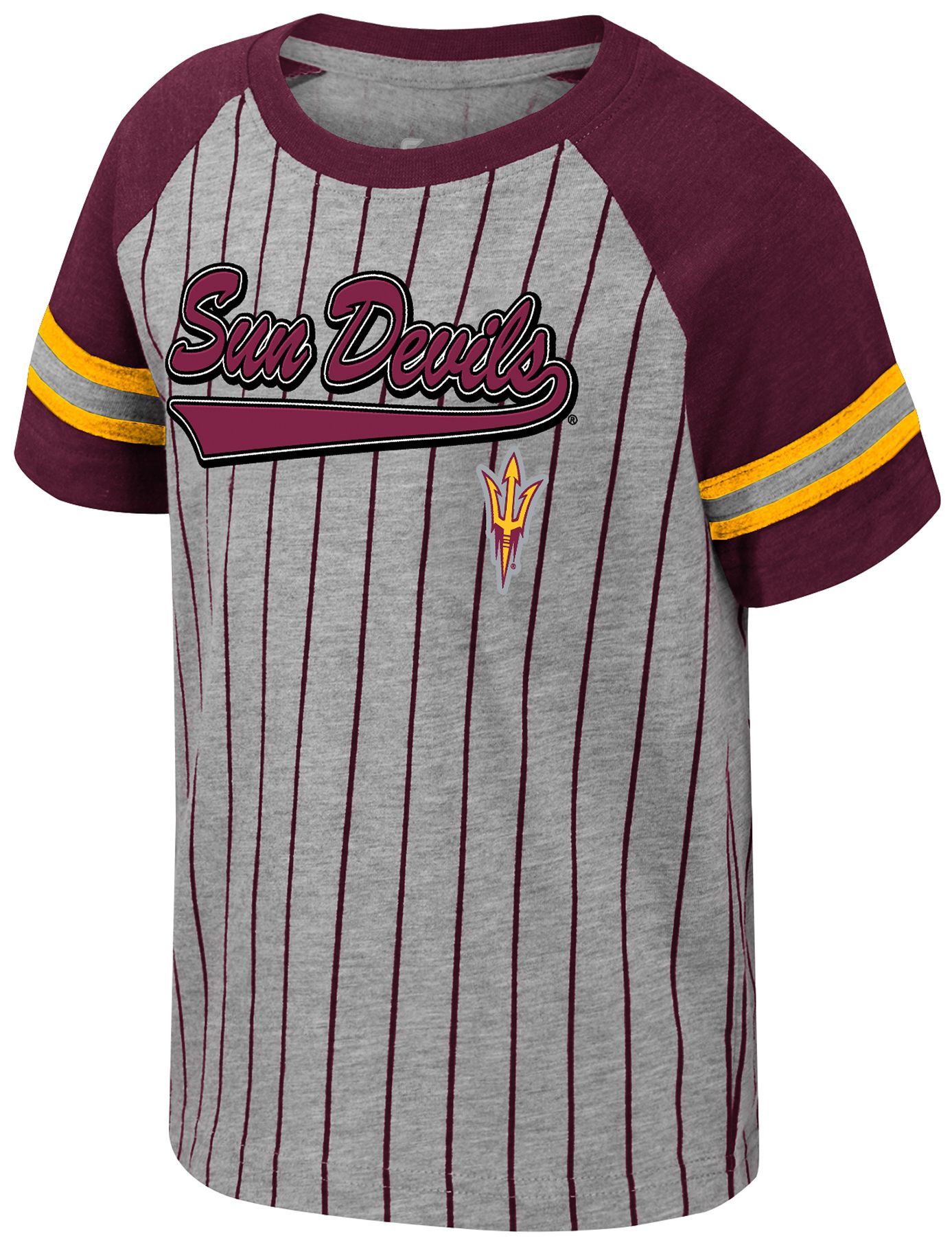 Colosseum Toddler Arizona State Sun Devils Heather Grey Firehawk T-Shirt