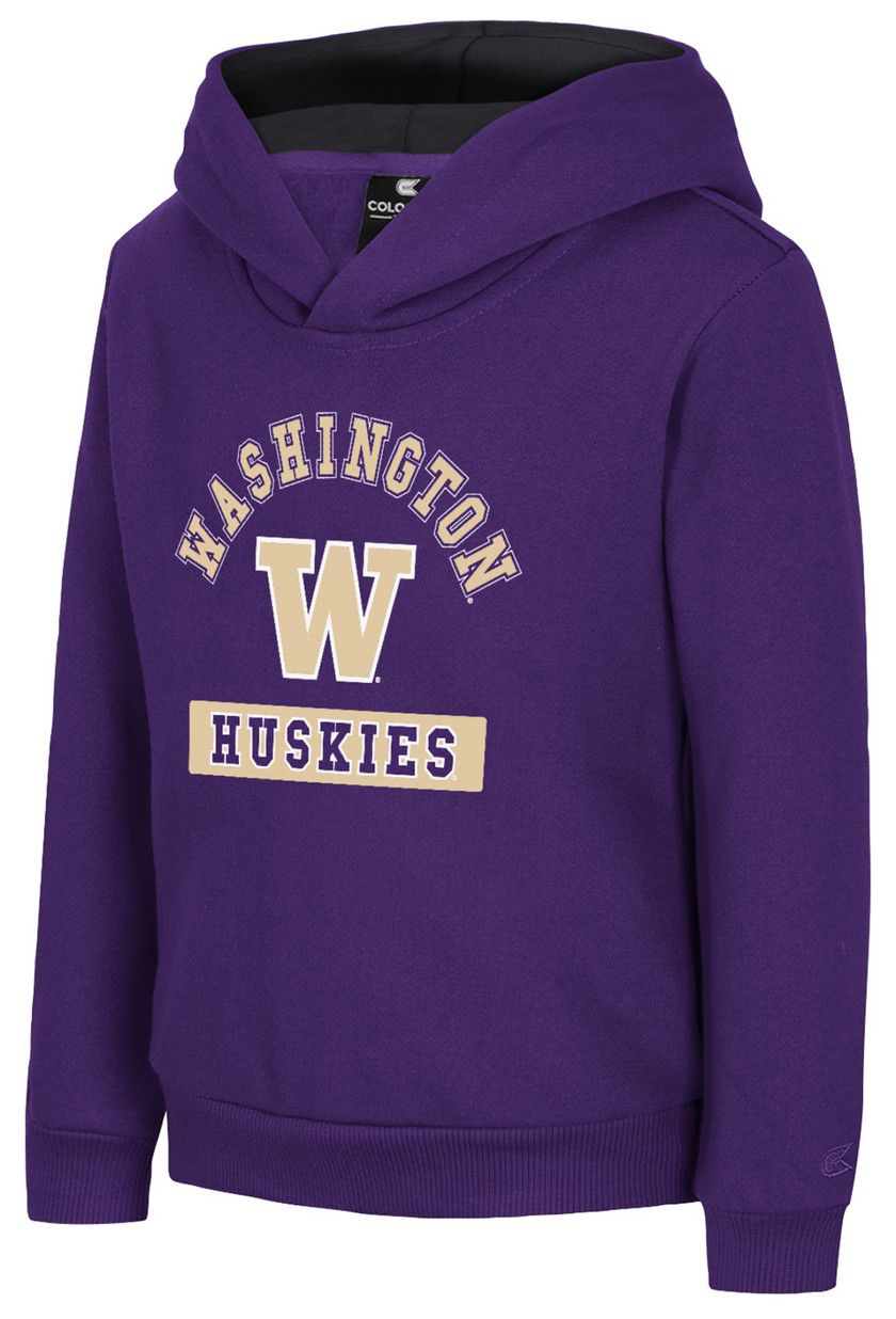 Colosseum Toddler Washington Huskies Purple 'Land of OOO' Pullover Hoodie