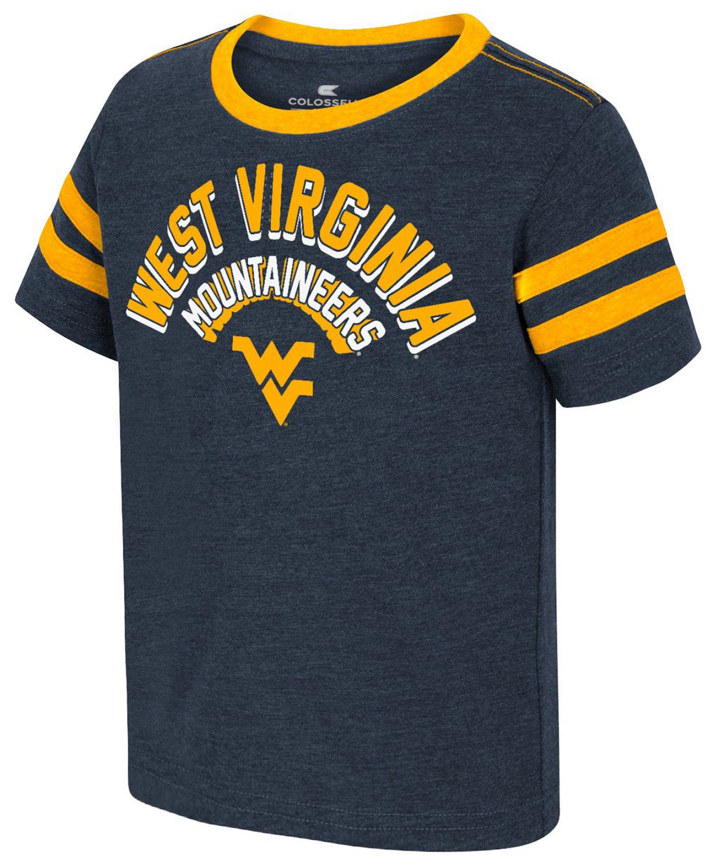 Colosseum Toddler West Virginia Mountaineers Navy Shermy 2T Short Sleeve T-Shirt