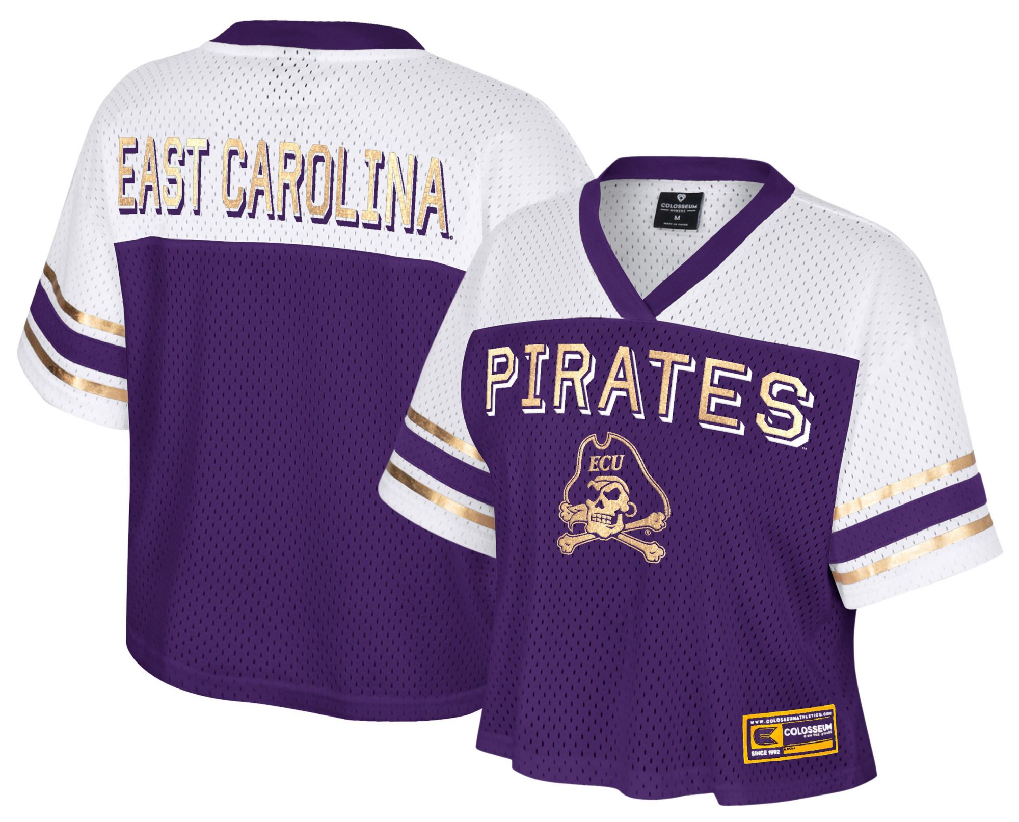 Colosseum Women's East Carolina Pirates Purple Posh Jersey