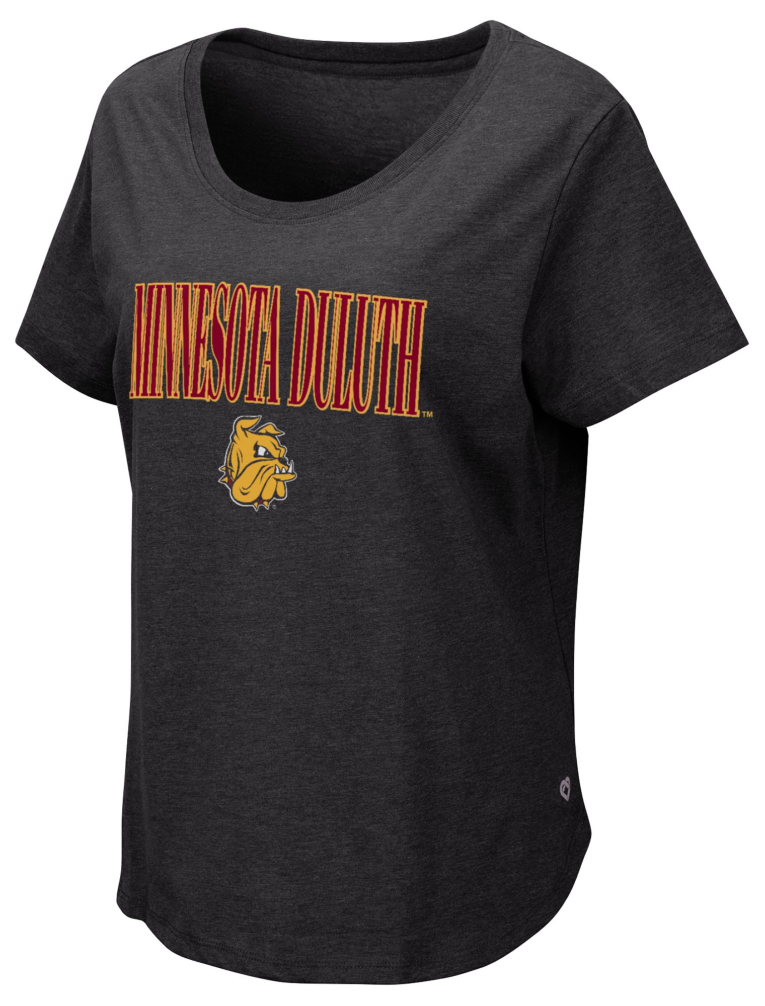 Colosseum Women's Minnesota-Duluth  Bulldogs Black Myla T-Shirt