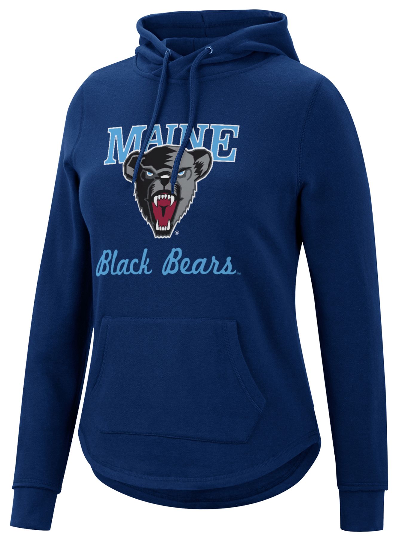 Colosseum Women's Maine Black Bears Navy Pullover Hoodie