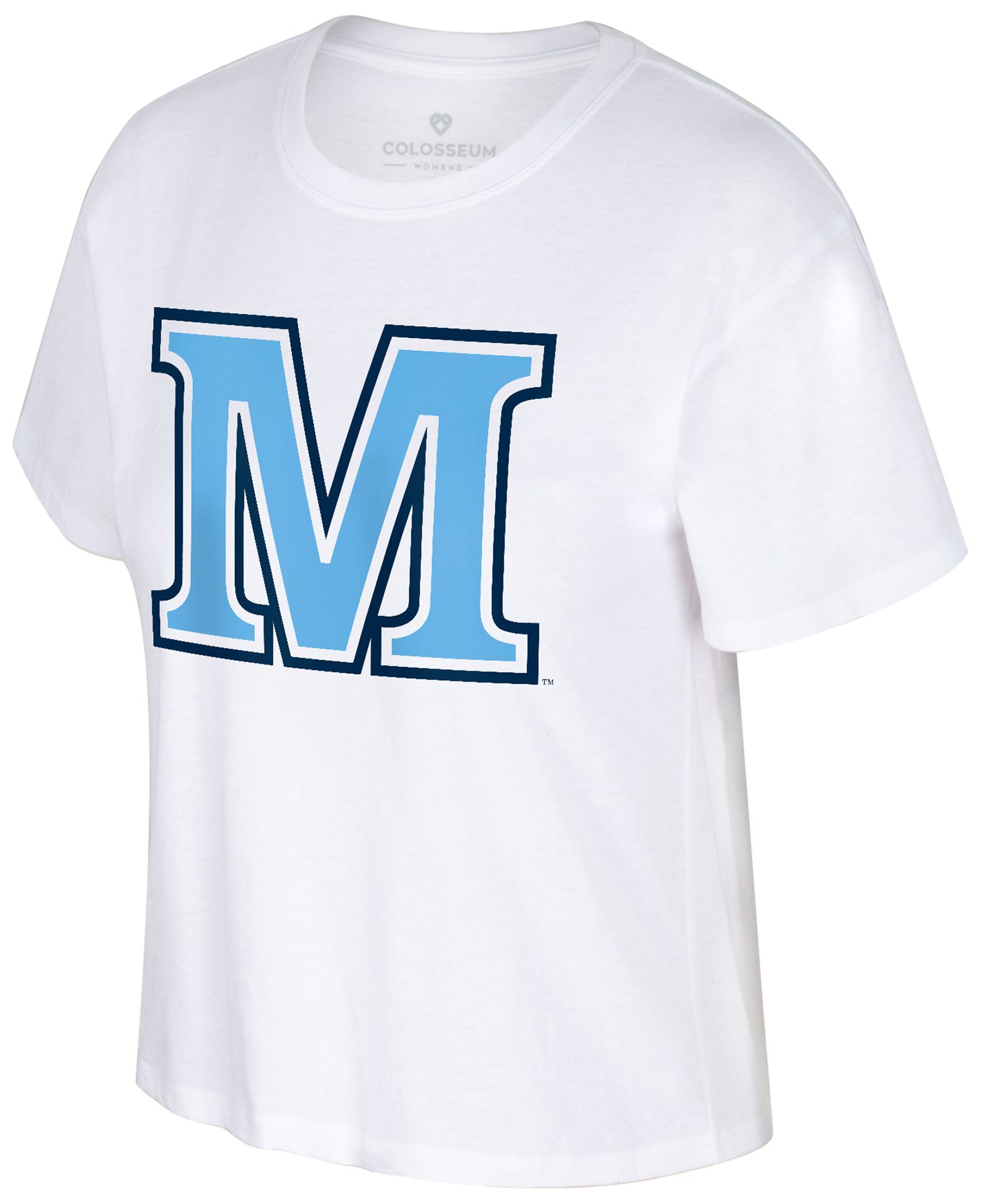 Colosseum Women's Maine Black Bears White T-Shirt