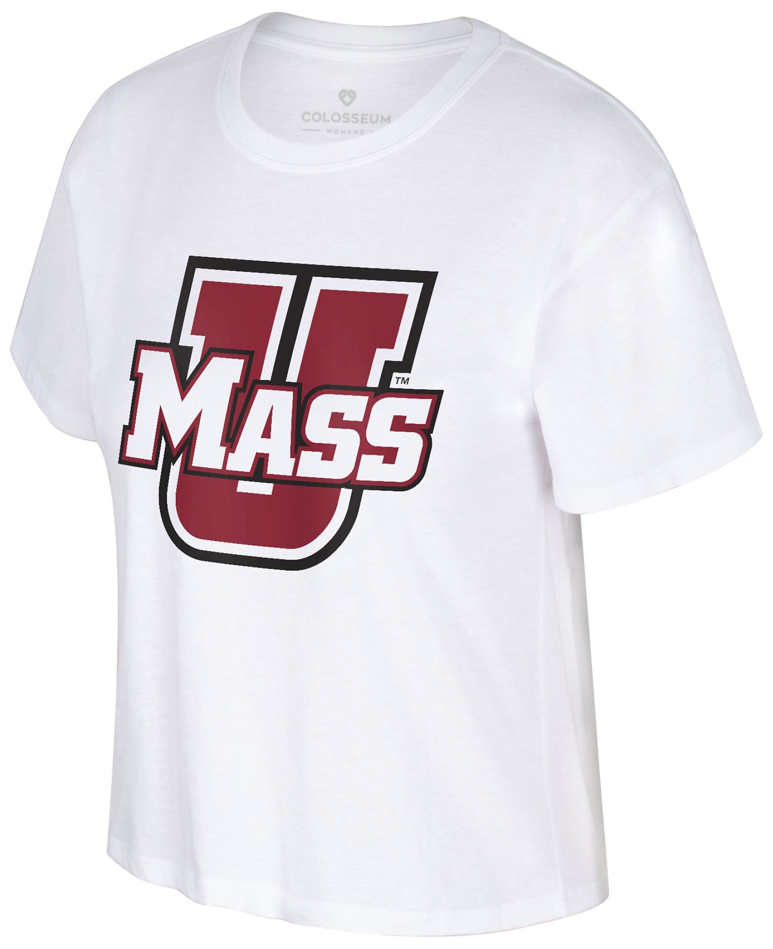 Colosseum Women's UMass Minutemen White T-Shirt