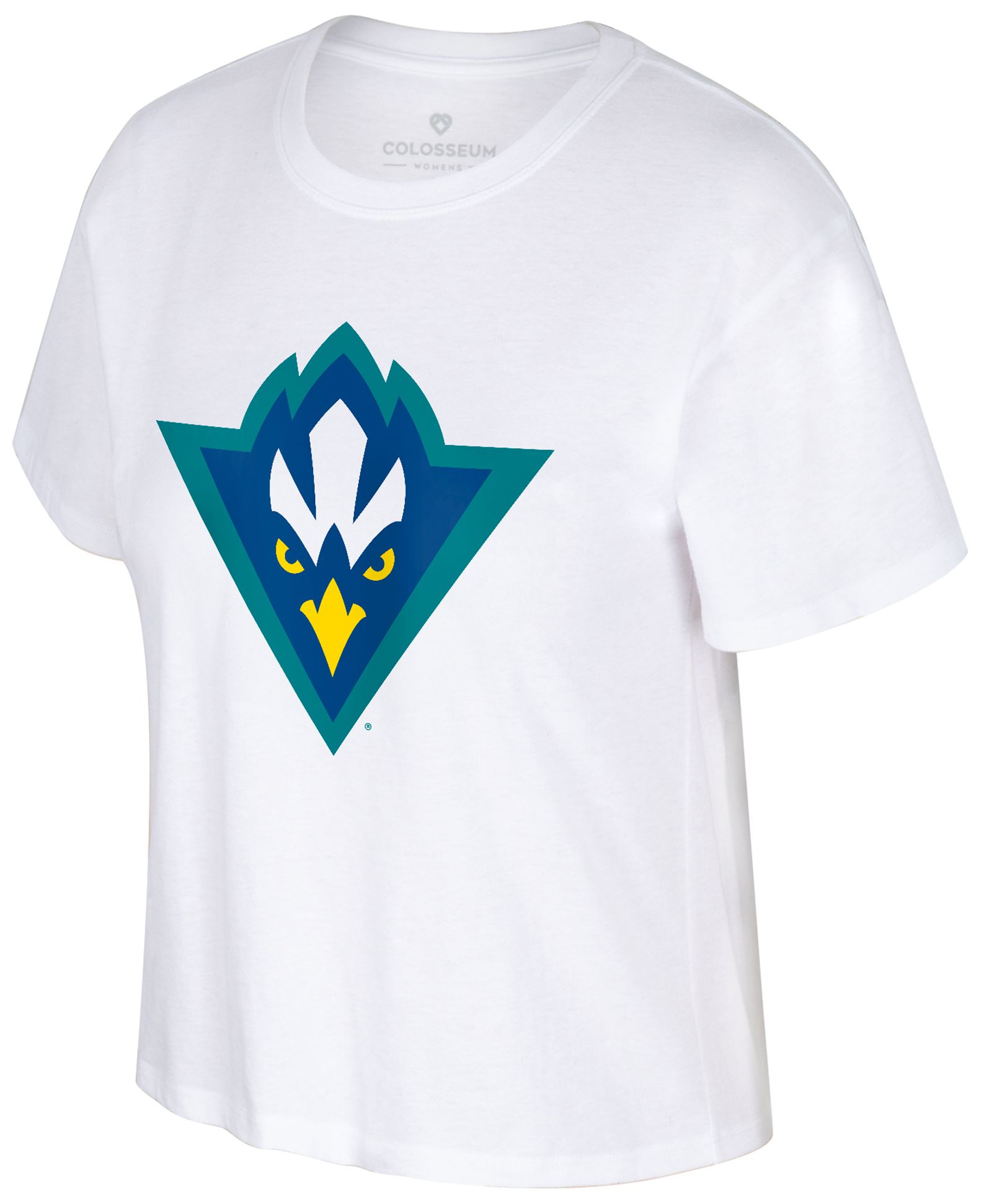 Colosseum Women's UNC-Wilmington  Seahawks White T-Shirt