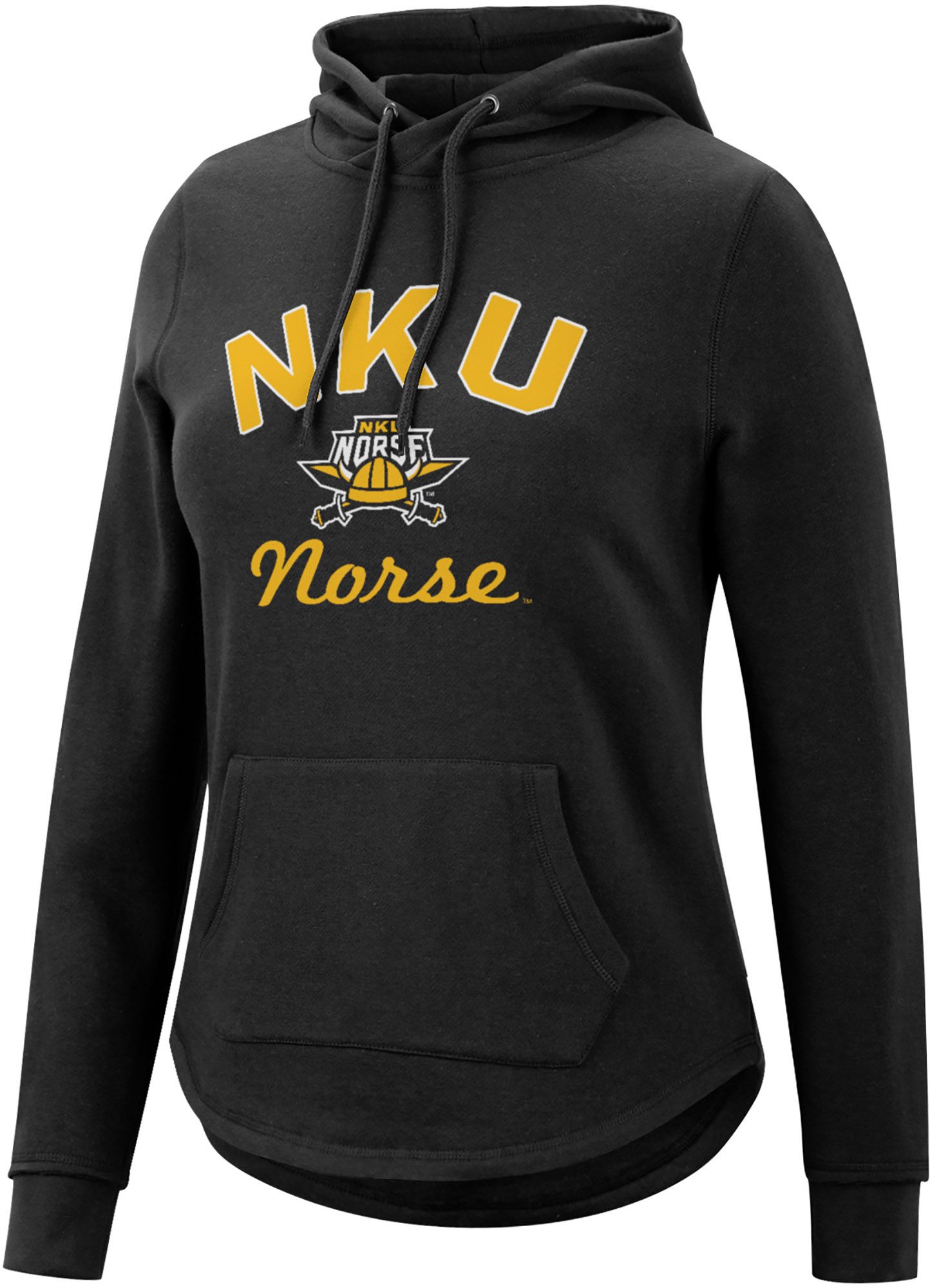 Colosseum Women's Northern Kentucky Norse Black Pullover Hoodie