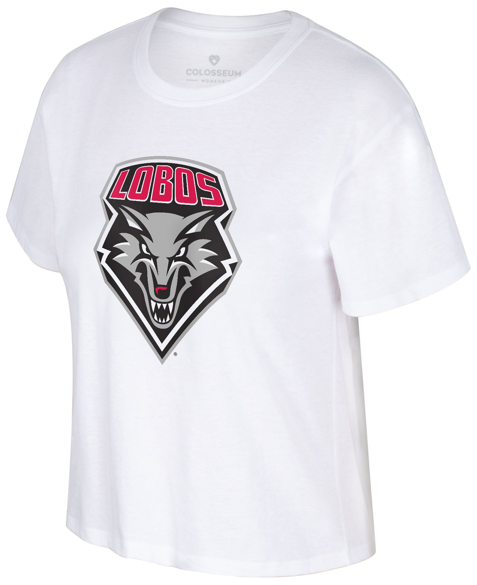 Colosseum Women's New Mexico Lobos White T-Shirt