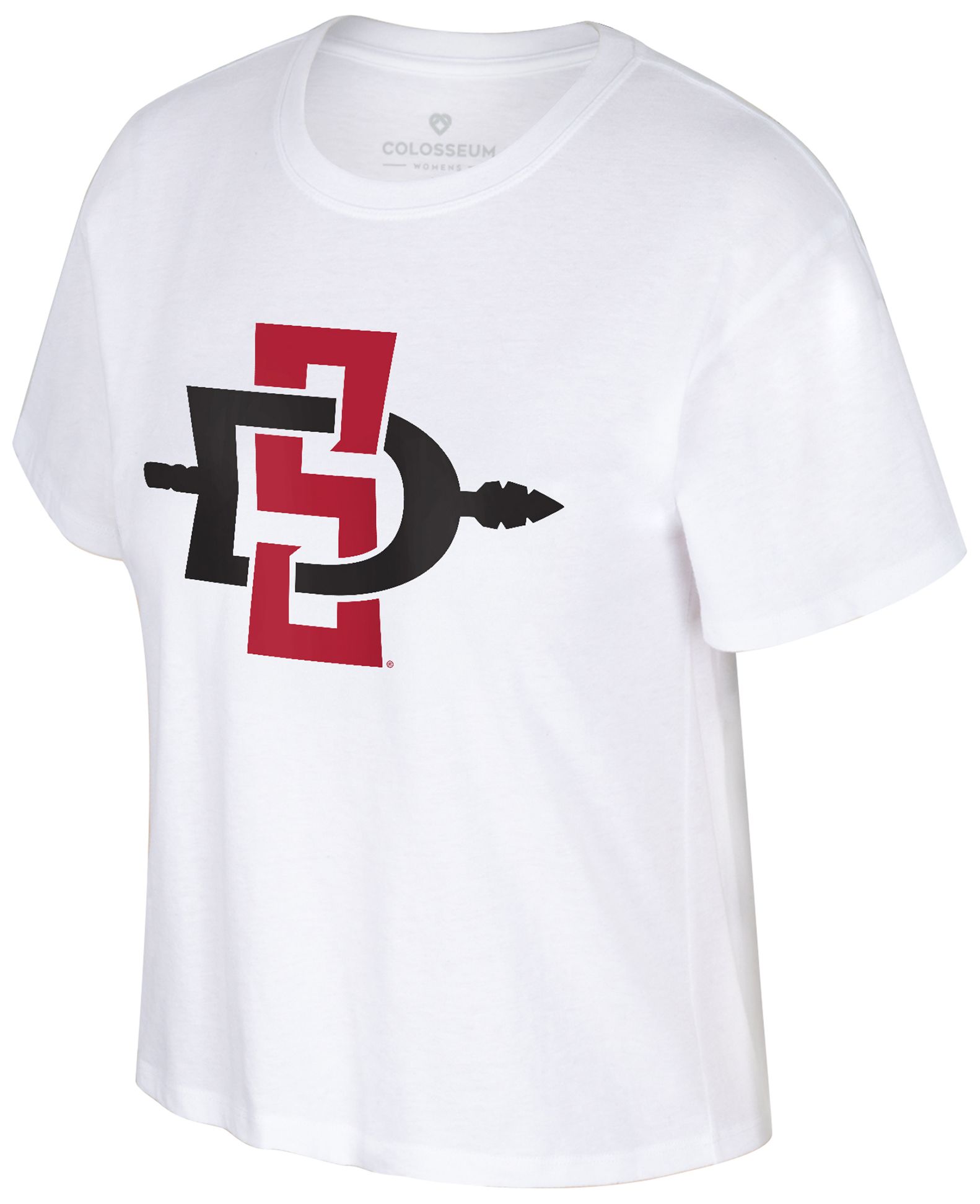 Colosseum Women's San Diego State Aztecs White T-Shirt