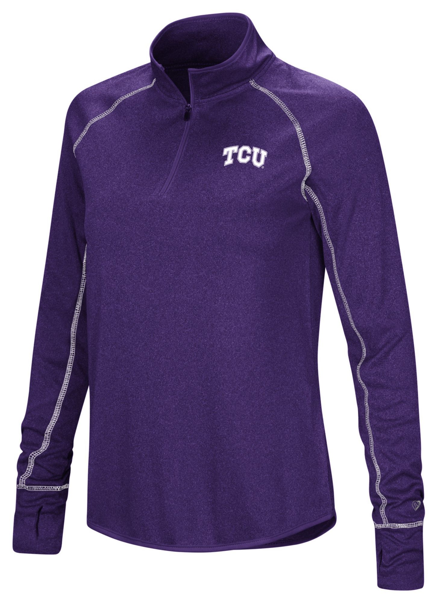 Colosseum Women's TCU Horned Frogs Purple Promo Quarter-Zip Jacket