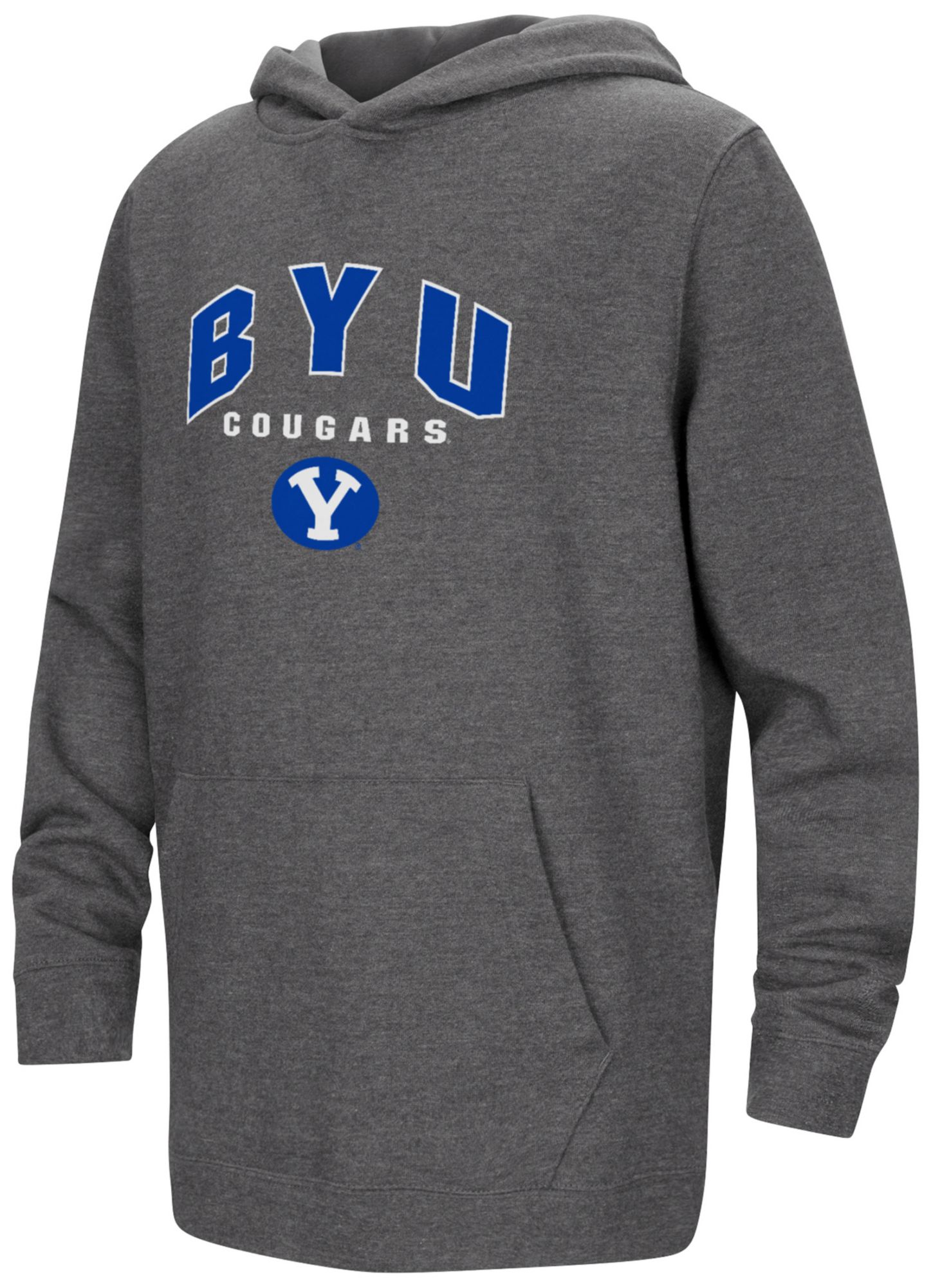 Colosseum Youth BYU Cougars Charcoal Campus Hoodie