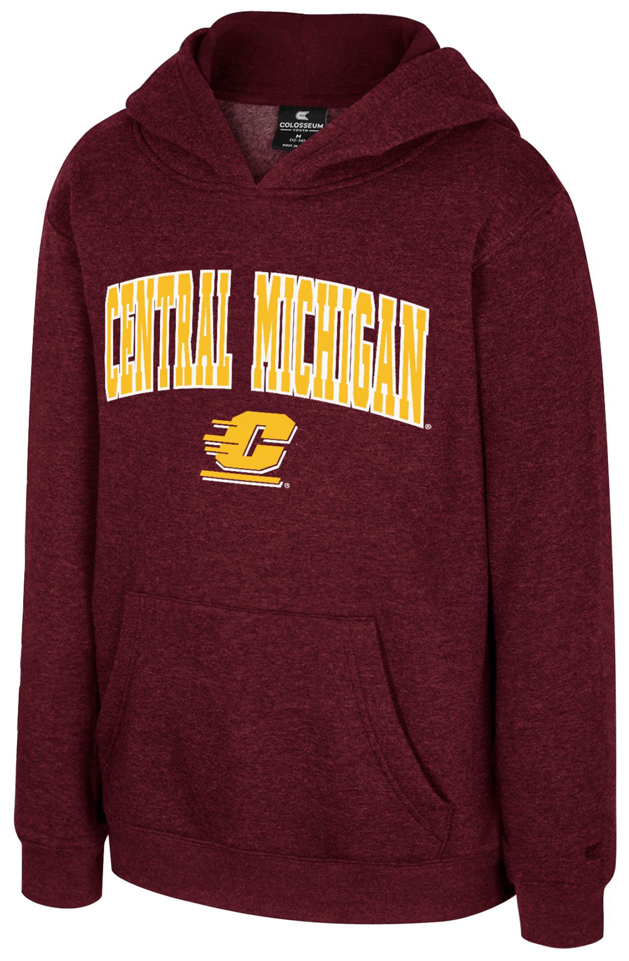 Colosseum Youth Central Michigan Chippewas Maroon Promo Pullover Hoodie