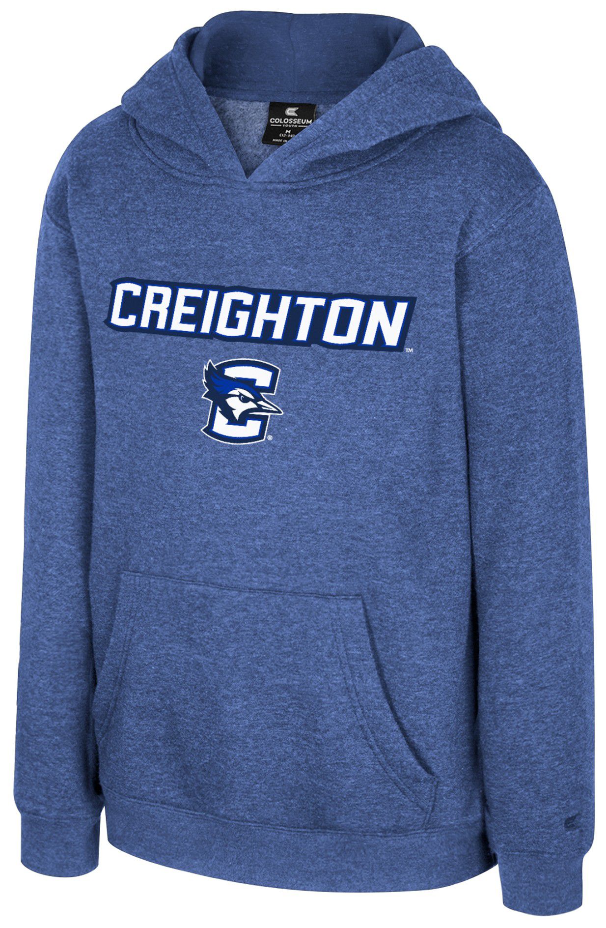 Colosseum Youth Creighton Bluejays Royal Promo Pullover Hoodie
