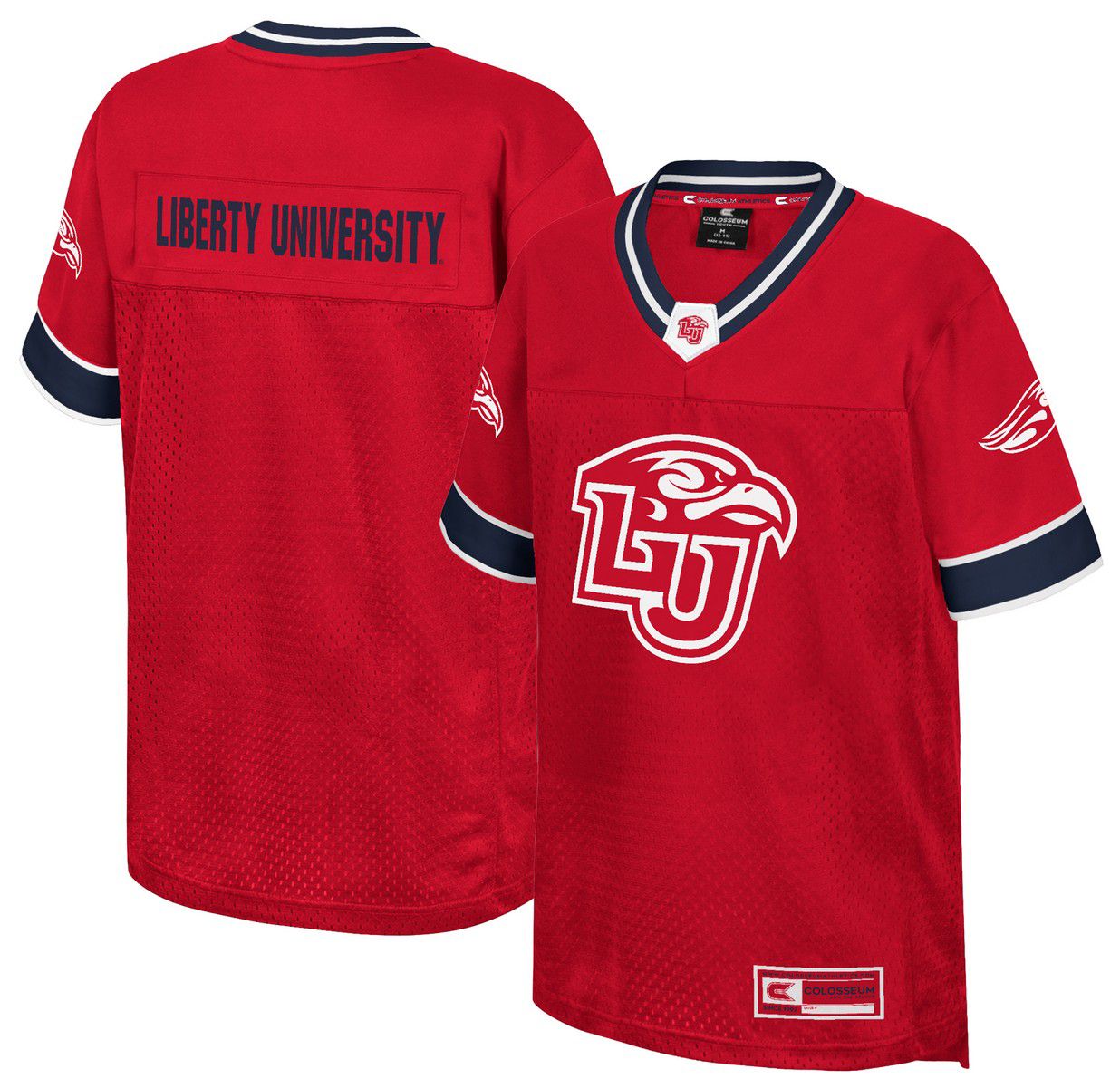 Colosseum Youth Liberty Flames Red Football Jersey