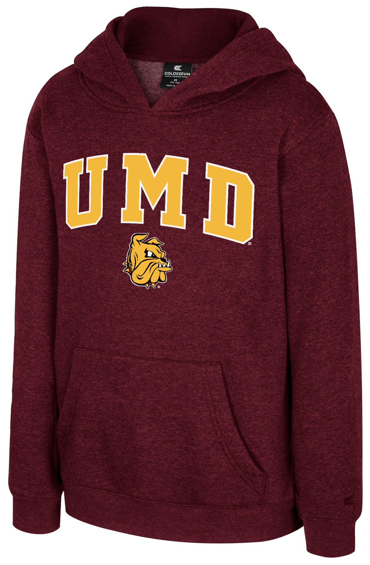 Colosseum Youth Minnesota-Duluth  Bulldogs Maroon Promo Pullover Hoodie