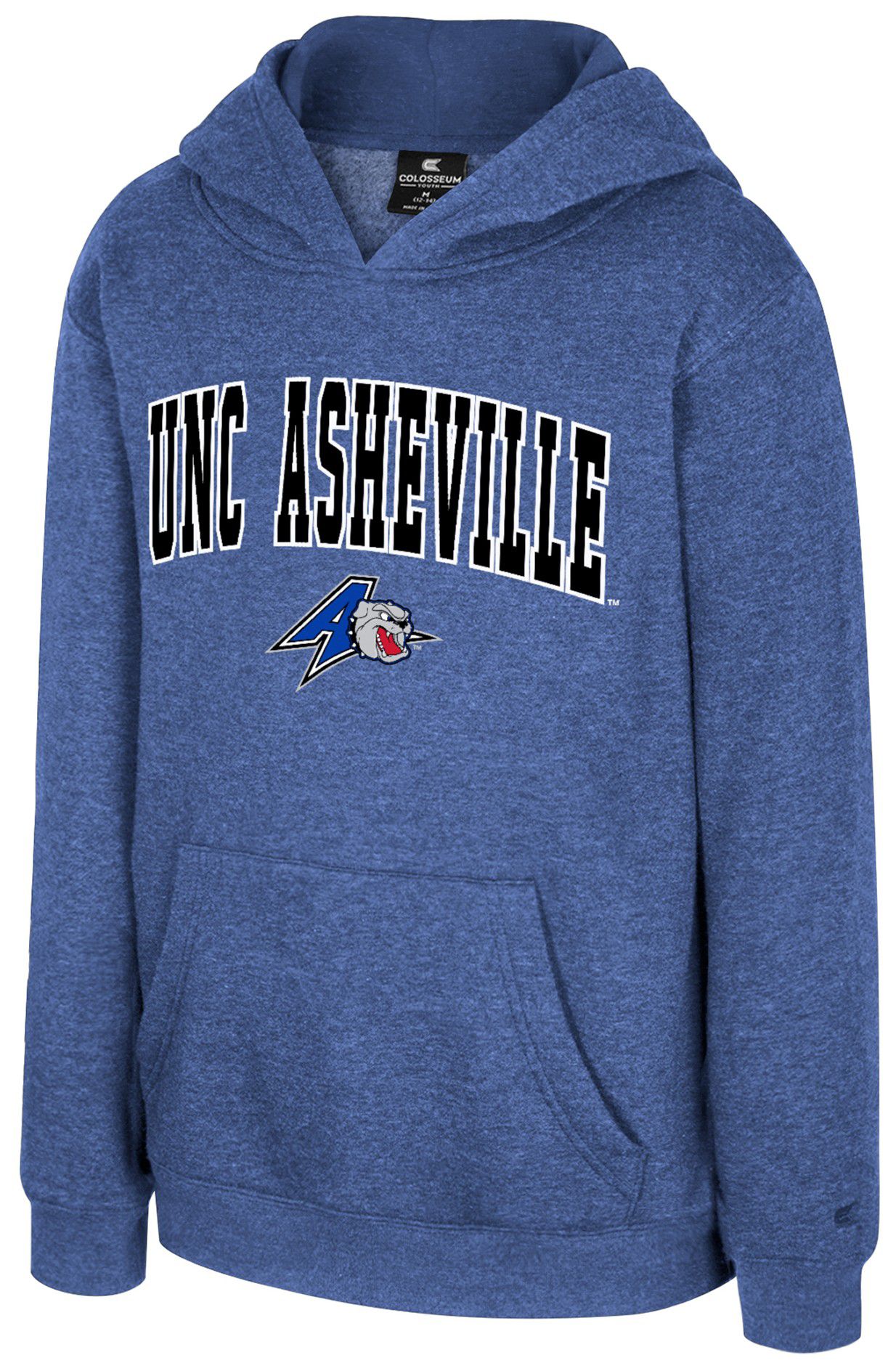 Colosseum Youth UNC Asheville Bulldogs Royal Pullover Hoodie