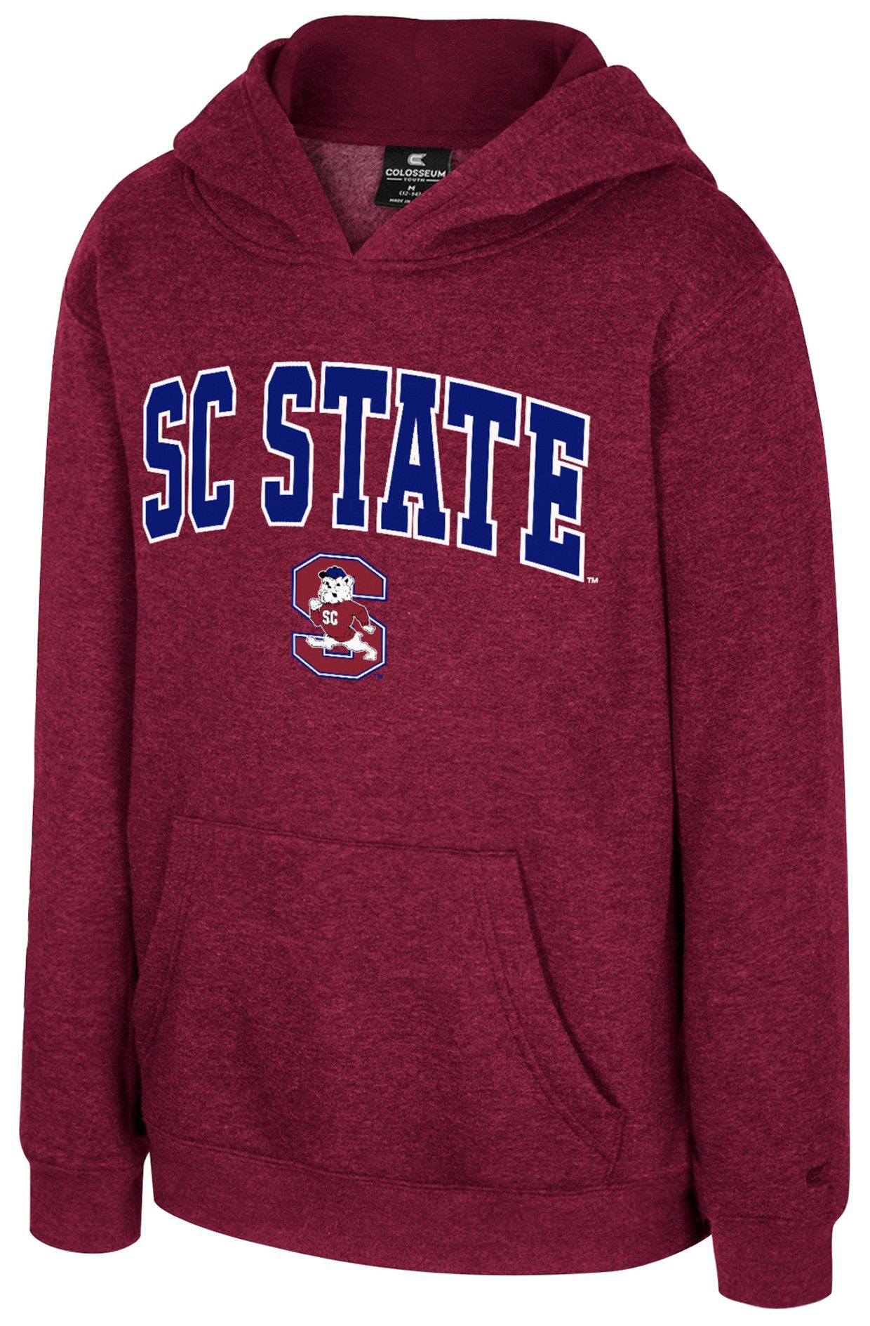 Colosseum Youth South Carolina State Bulldogs Crimson Pullover Hoodie