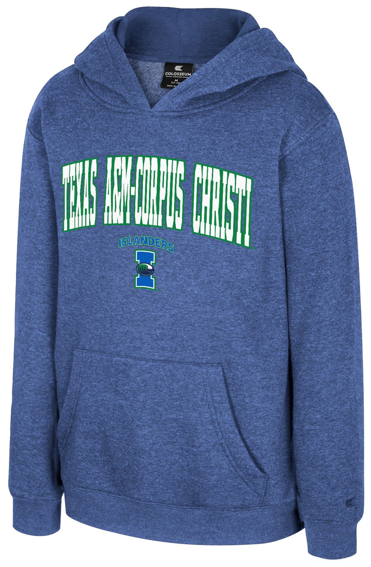 Colosseum Youth Texas A&M -Corpus Christi Islanders Royal Pullover Hoodie