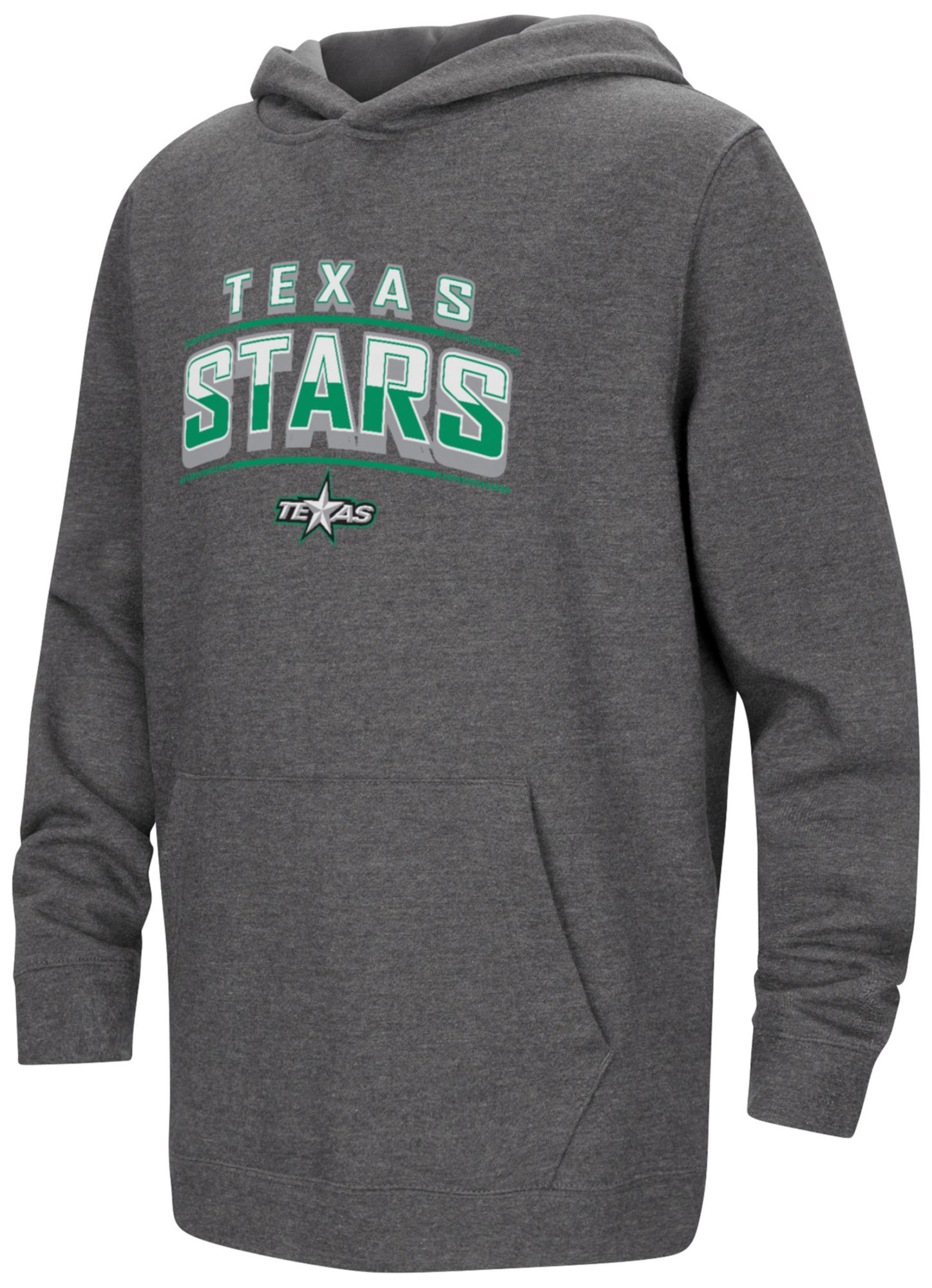 Colosseum Youth Texas Stars Grey Campus Pullover Hoodie