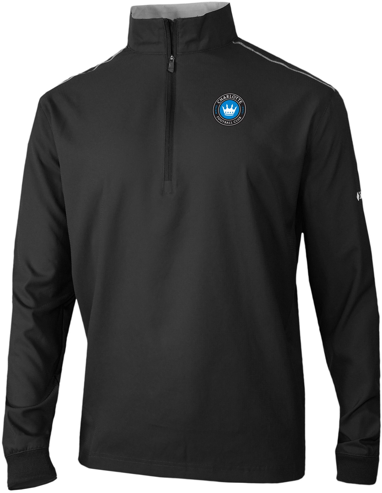 Columbia Adult Charlotte FC Black Bogey's Paradise 1/4-Zip Pullover Jacket