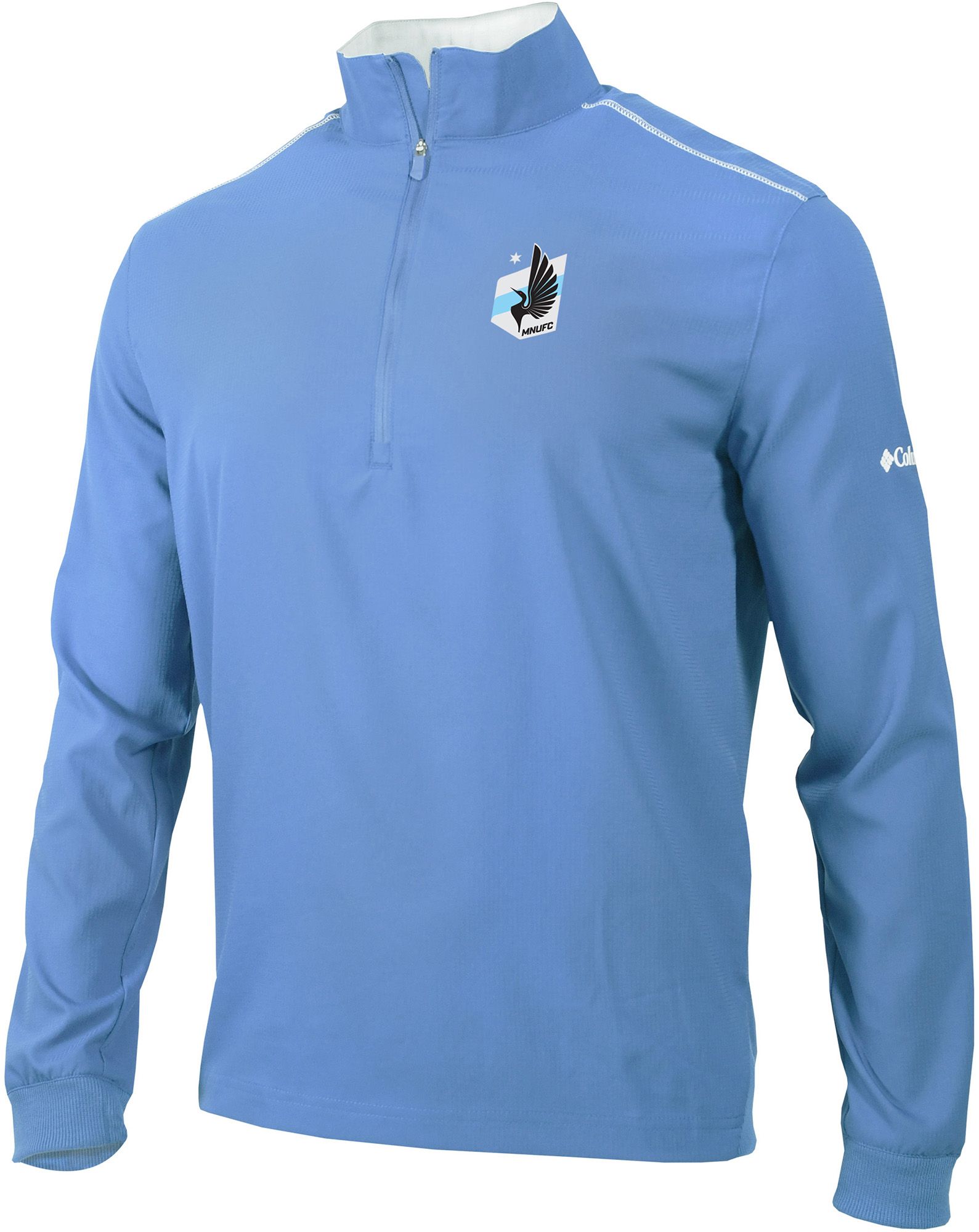 Columbia Adult Minnesota United FC Light Blue Bogey's Paradise 1/4-Zip Pullover Jacket