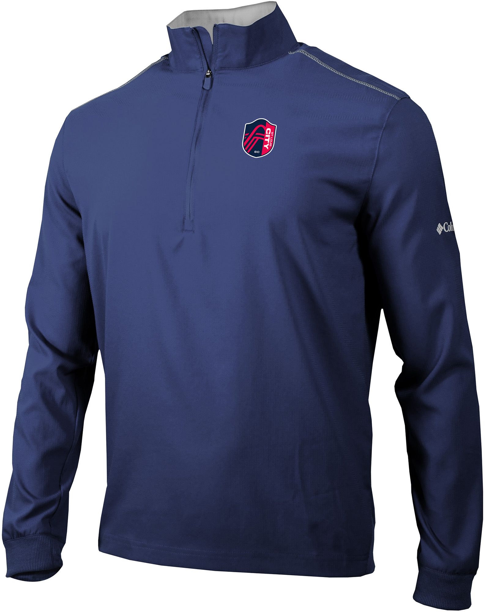 Columbia Adult Sacramento Republic FC Navy Bogey's Paradise 1/4-Zip Pullover Jacket
