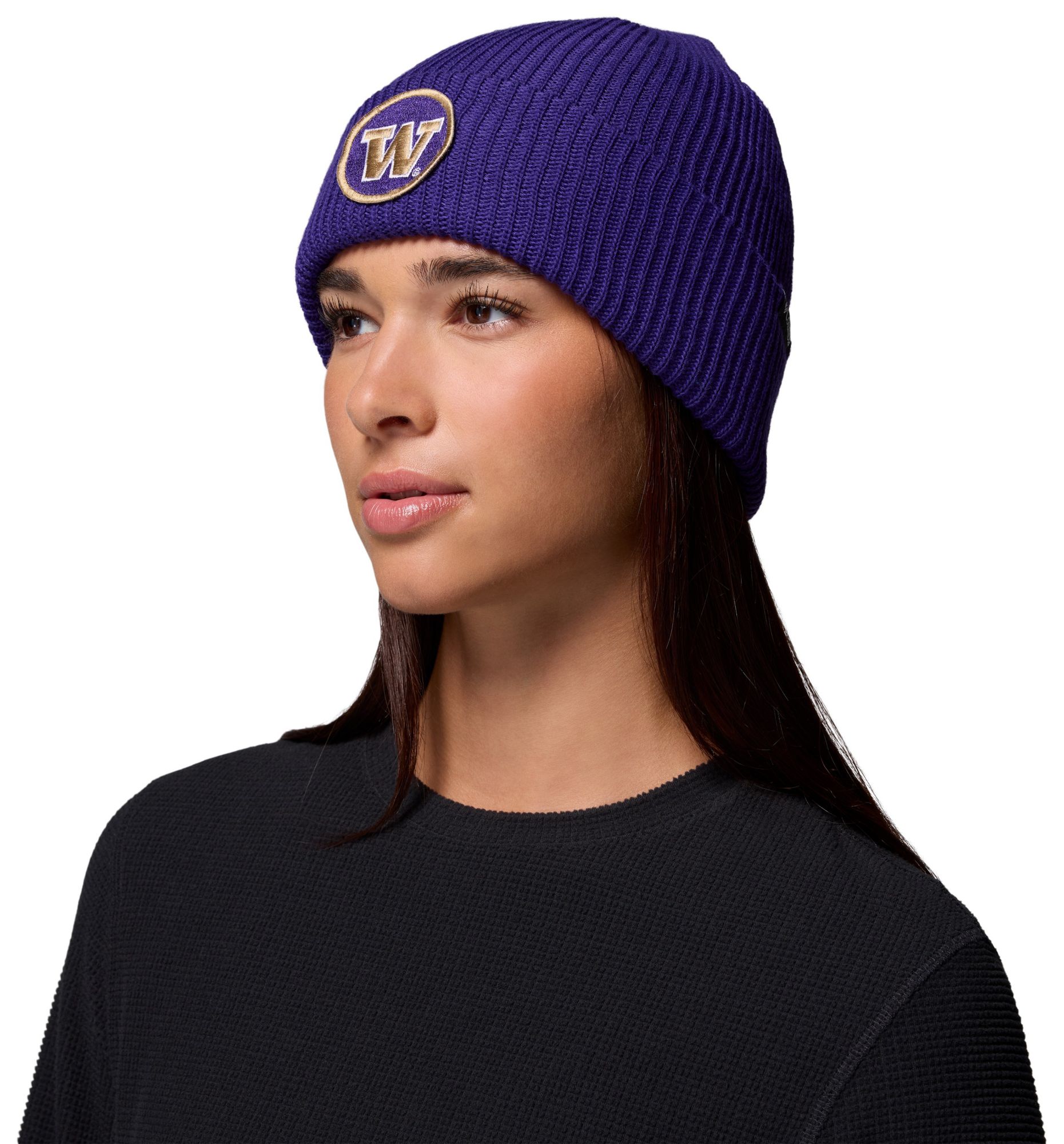 Columbia Adult Washington Huskies Purple Lost Lager Beanie