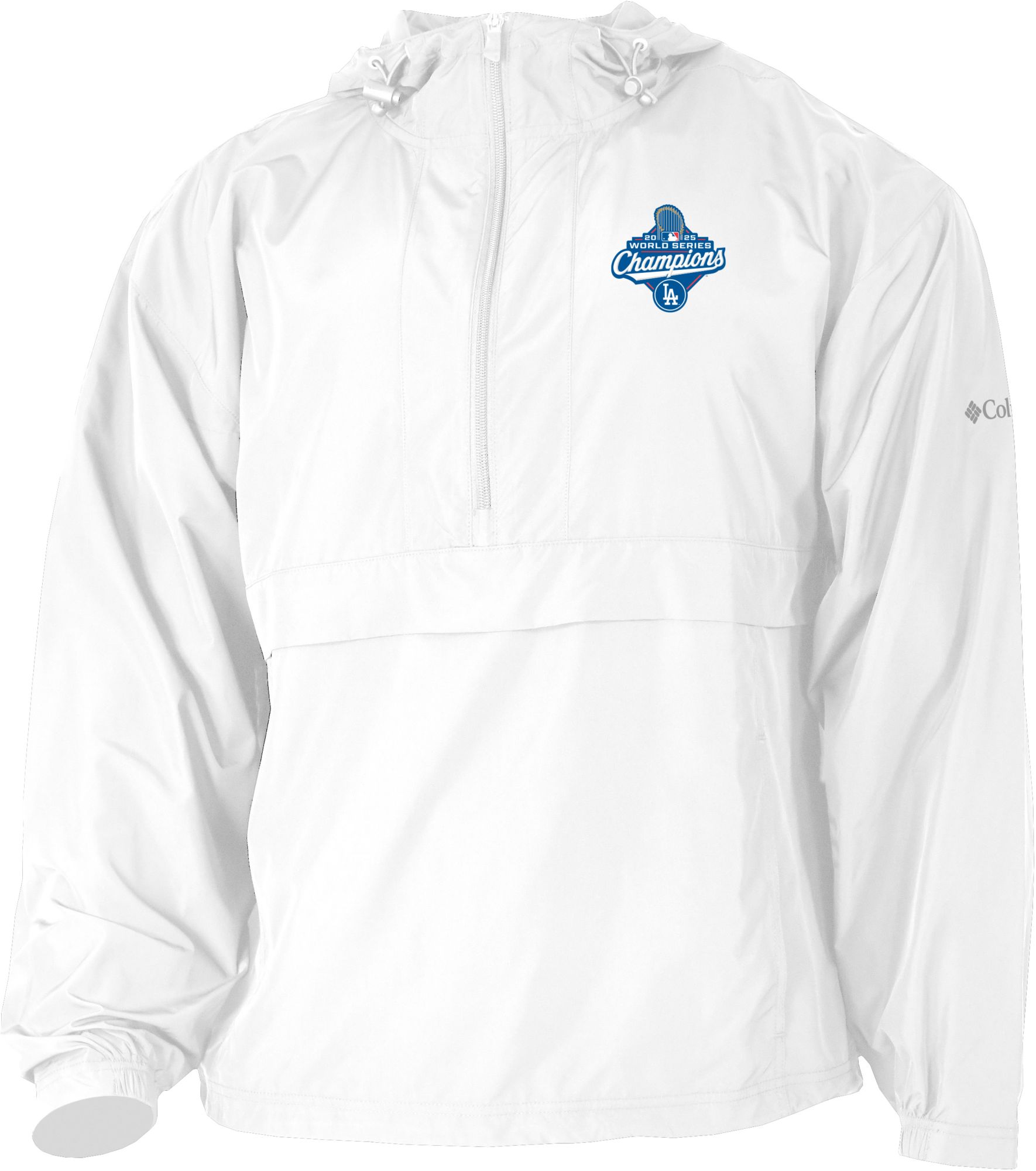 Columbia Men's Los Angeles Dodgers 2025 World Series Champions Quarter-Zip Windbreaker
