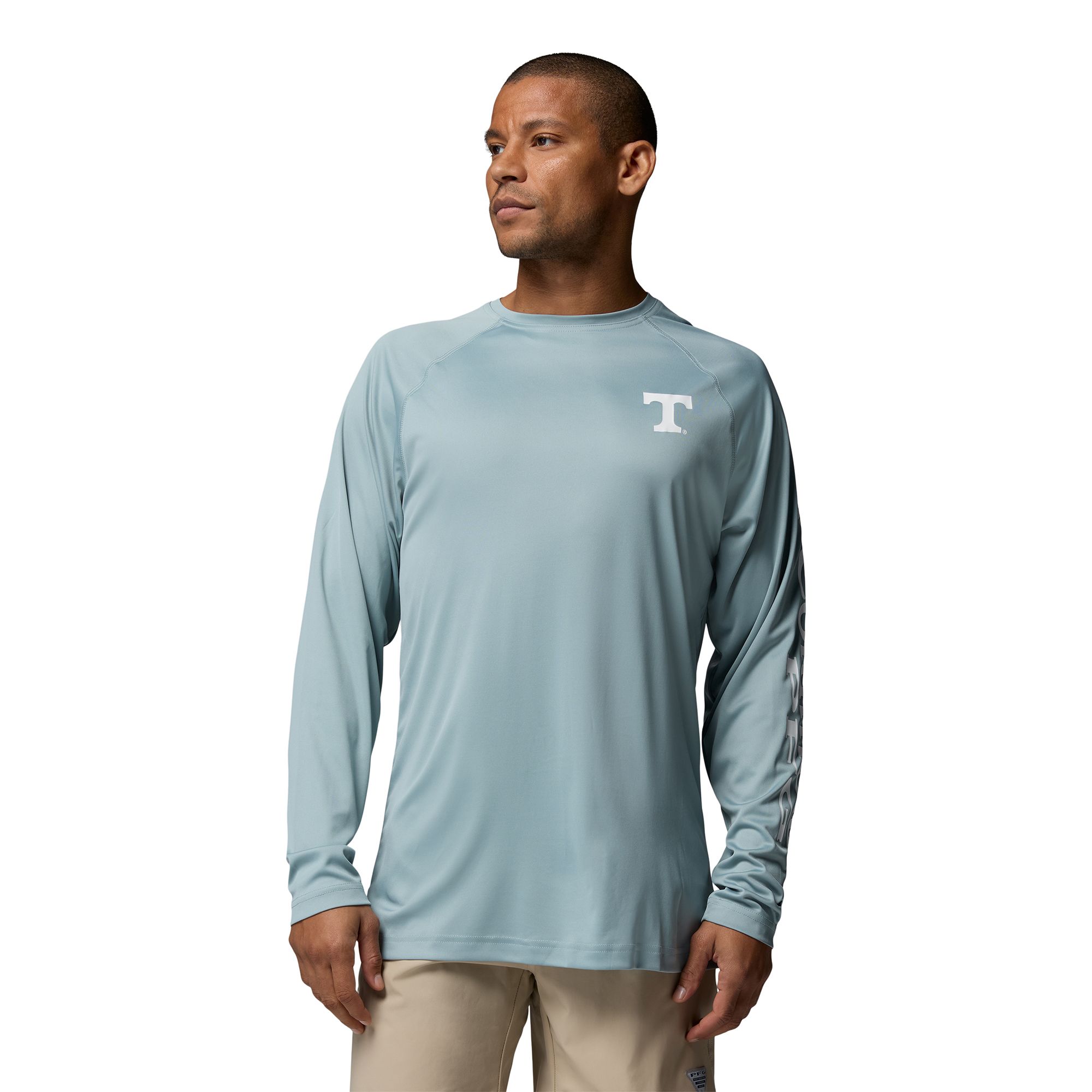 Columbia Men's Tennessee Volunteers Crushed Blue Terminal Tackle Long Sleeve Shirt
