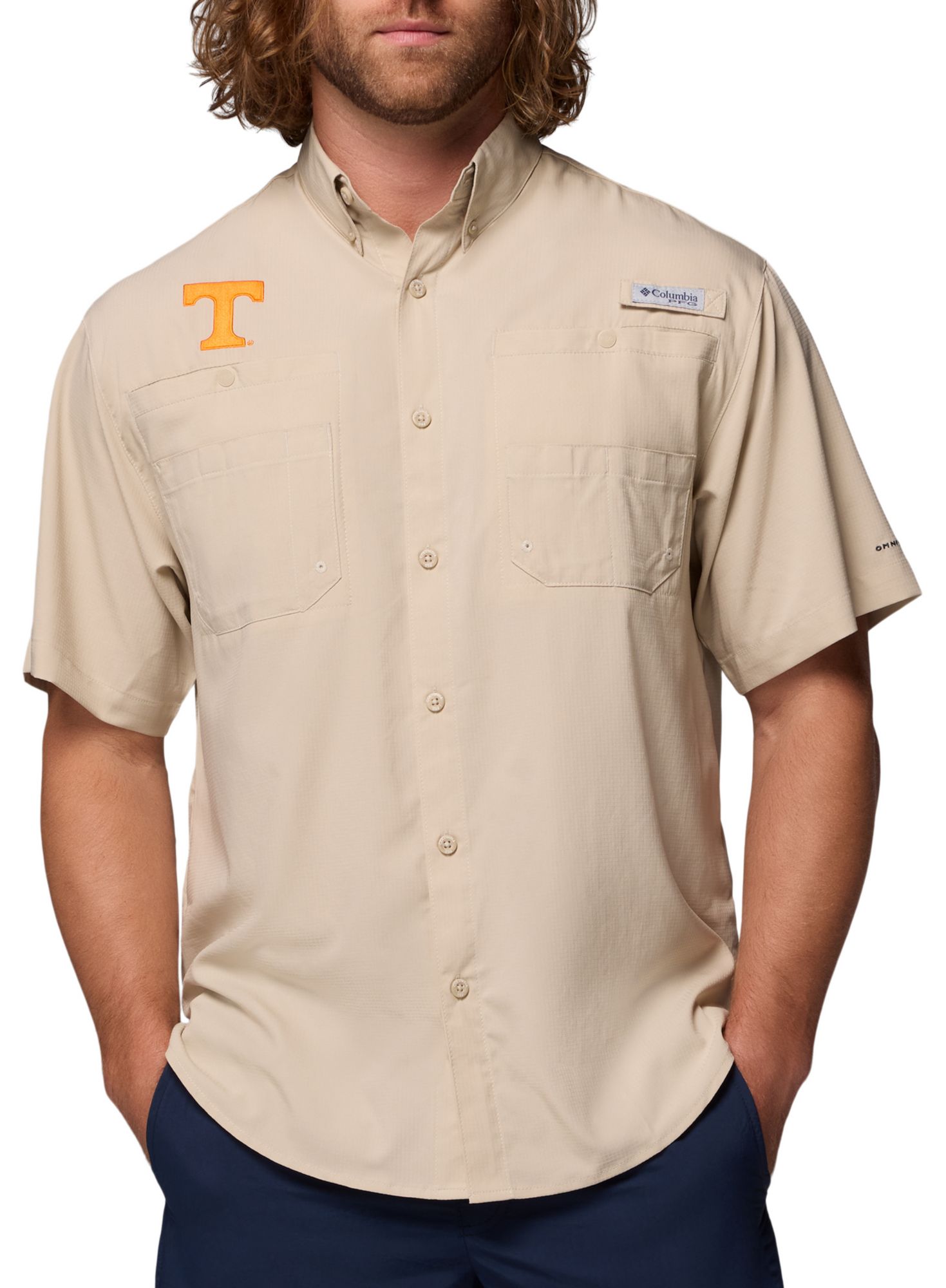 Columbia Men's Tennessee Volunteers Fossil Tamiami Short Sleeve T-Shirt