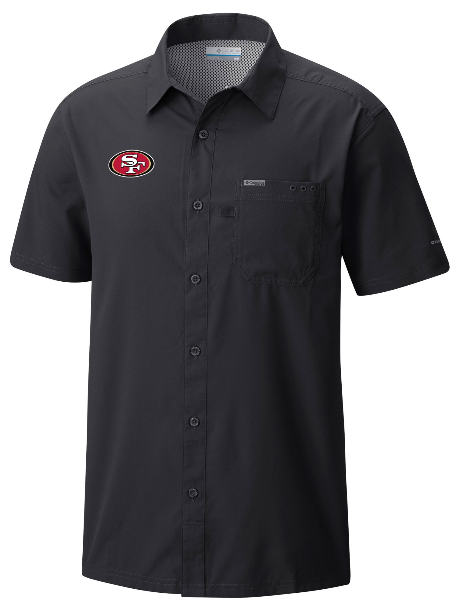 Columbia Men's San Francisco 49ers Black Slack Tide T-Shirt