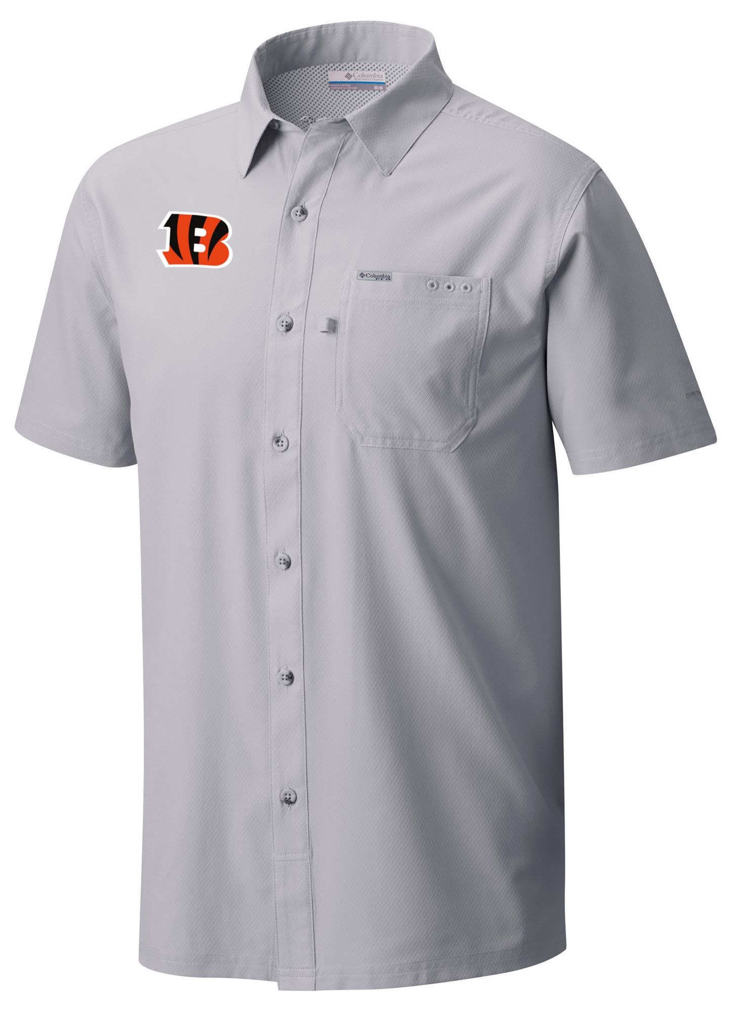 Columbia Men's Cincinnati Bengals Grey Slack Tide T-Shirt