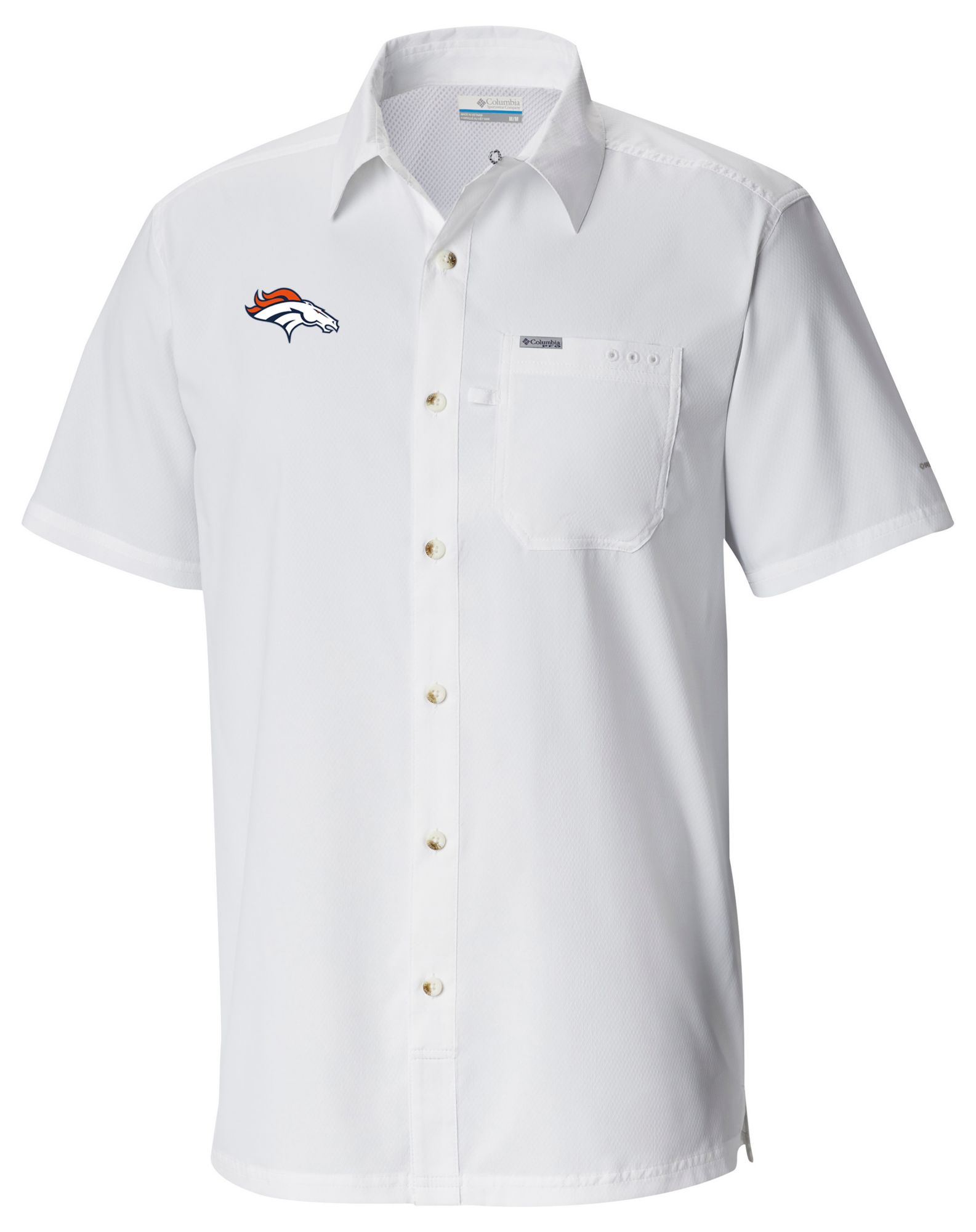 Columbia Men's Denver Broncos White Slack Tide T-Shirt