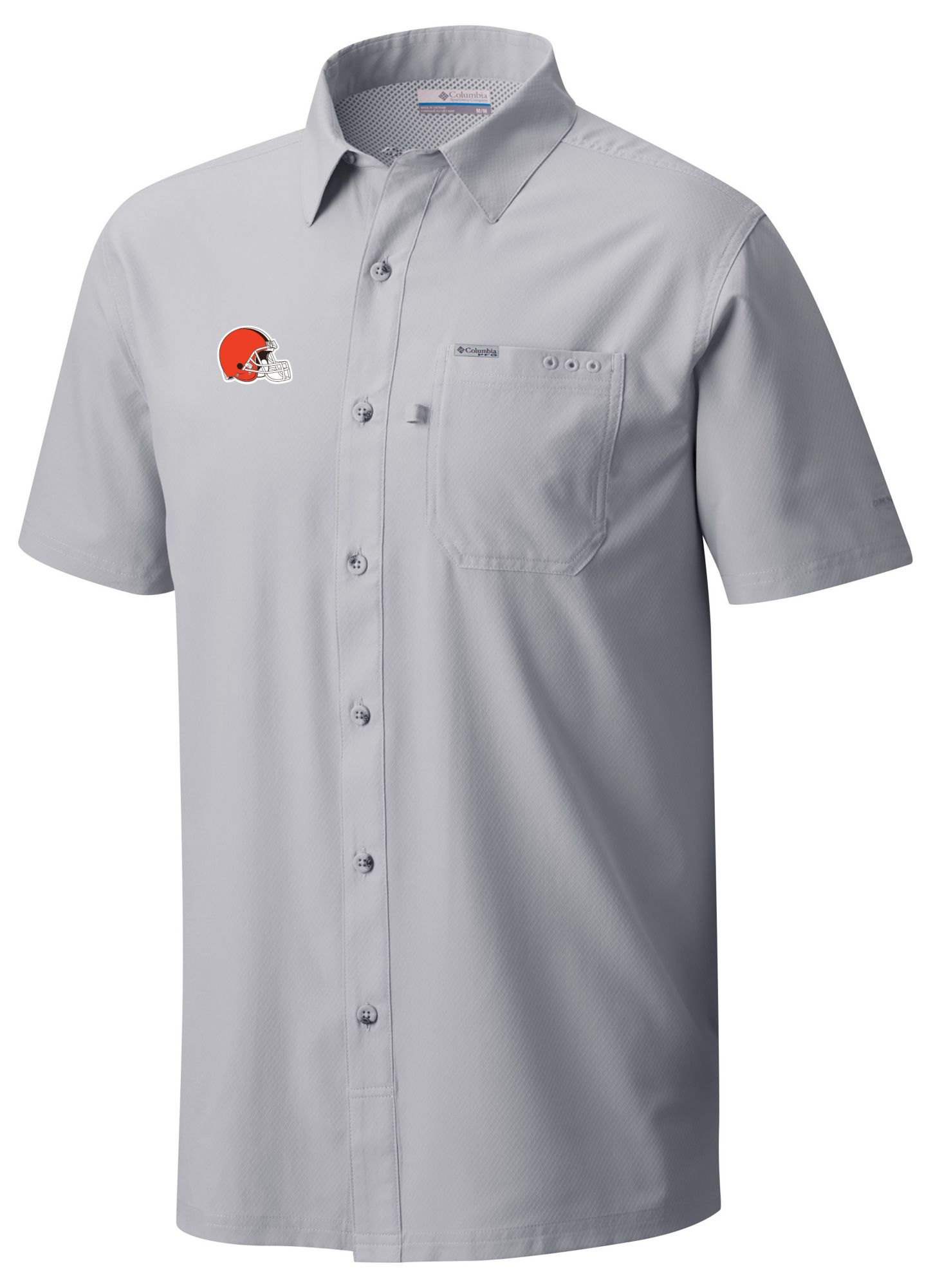 Columbia Men's Cleveland Browns Grey Slack Tide T-Shirt