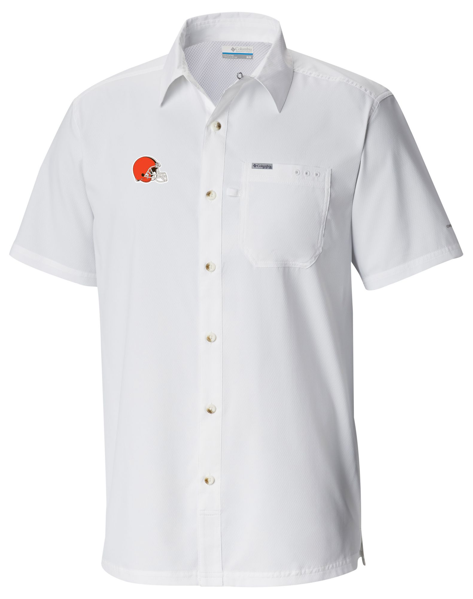 Columbia Men's Cleveland Browns White Slack Tide T-Shirt