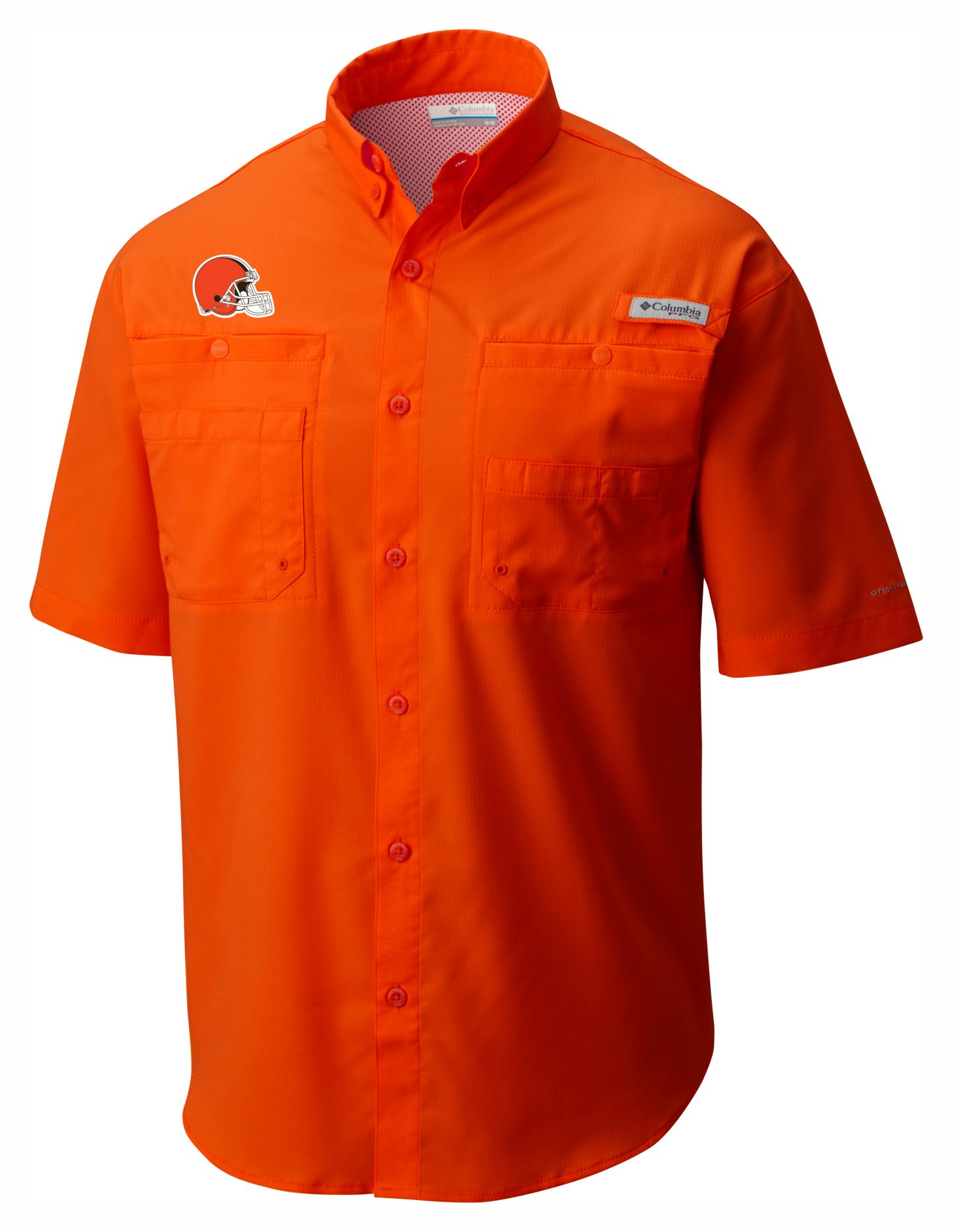 Columbia Men's Cleveland Browns Orange Tamiami Shirt