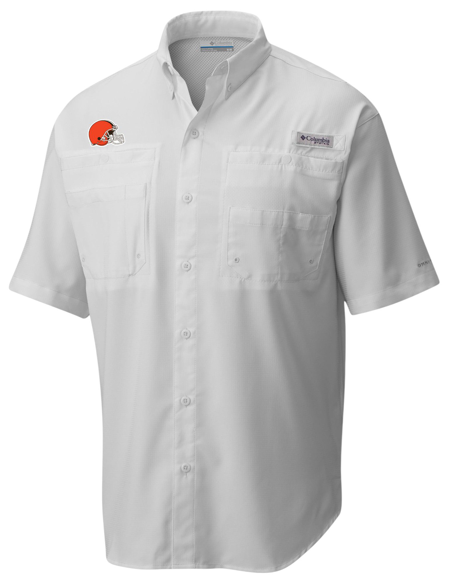 Columbia Men's Cleveland Browns White Tamiami T-Shirt