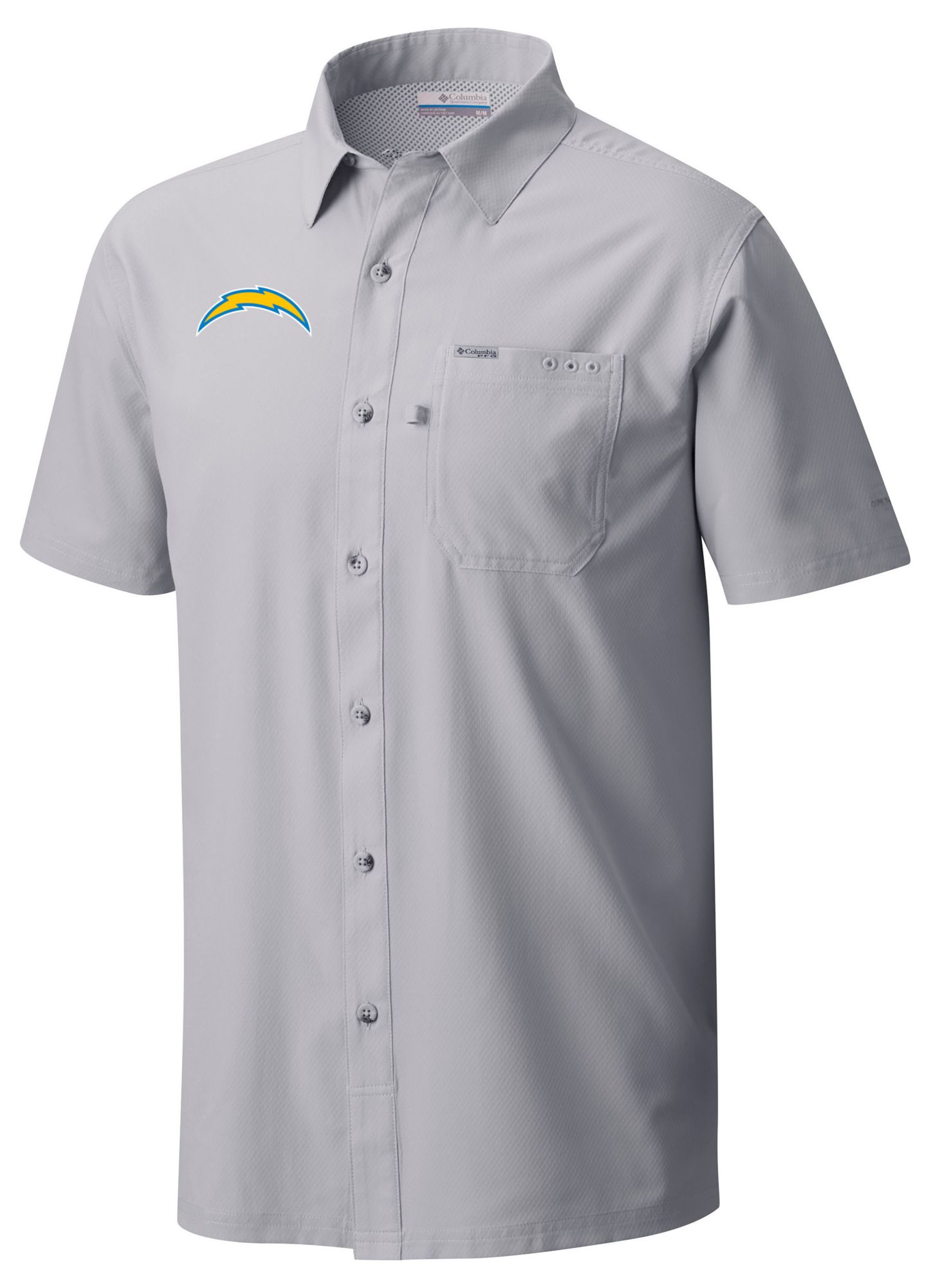 Columbia Men's Los Angeles Chargers Grey Slack Tide T-Shirt