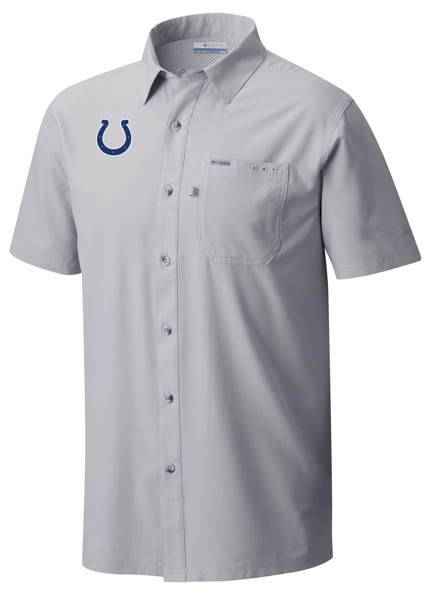 Columbia Men's Indianapolis Colts Grey Slack Tide T-Shirt