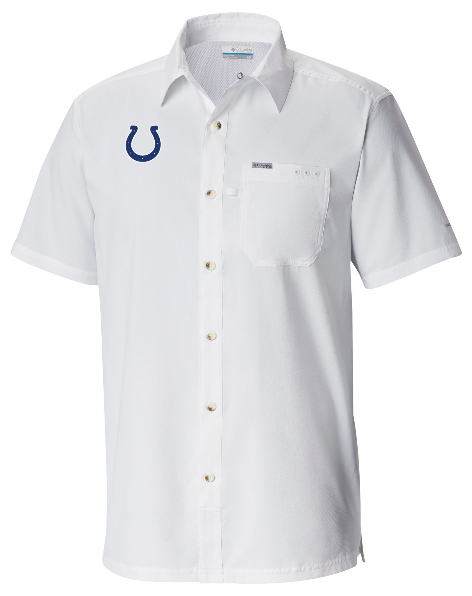 Columbia Men's Indianapolis Colts White Slack Tide T-Shirt