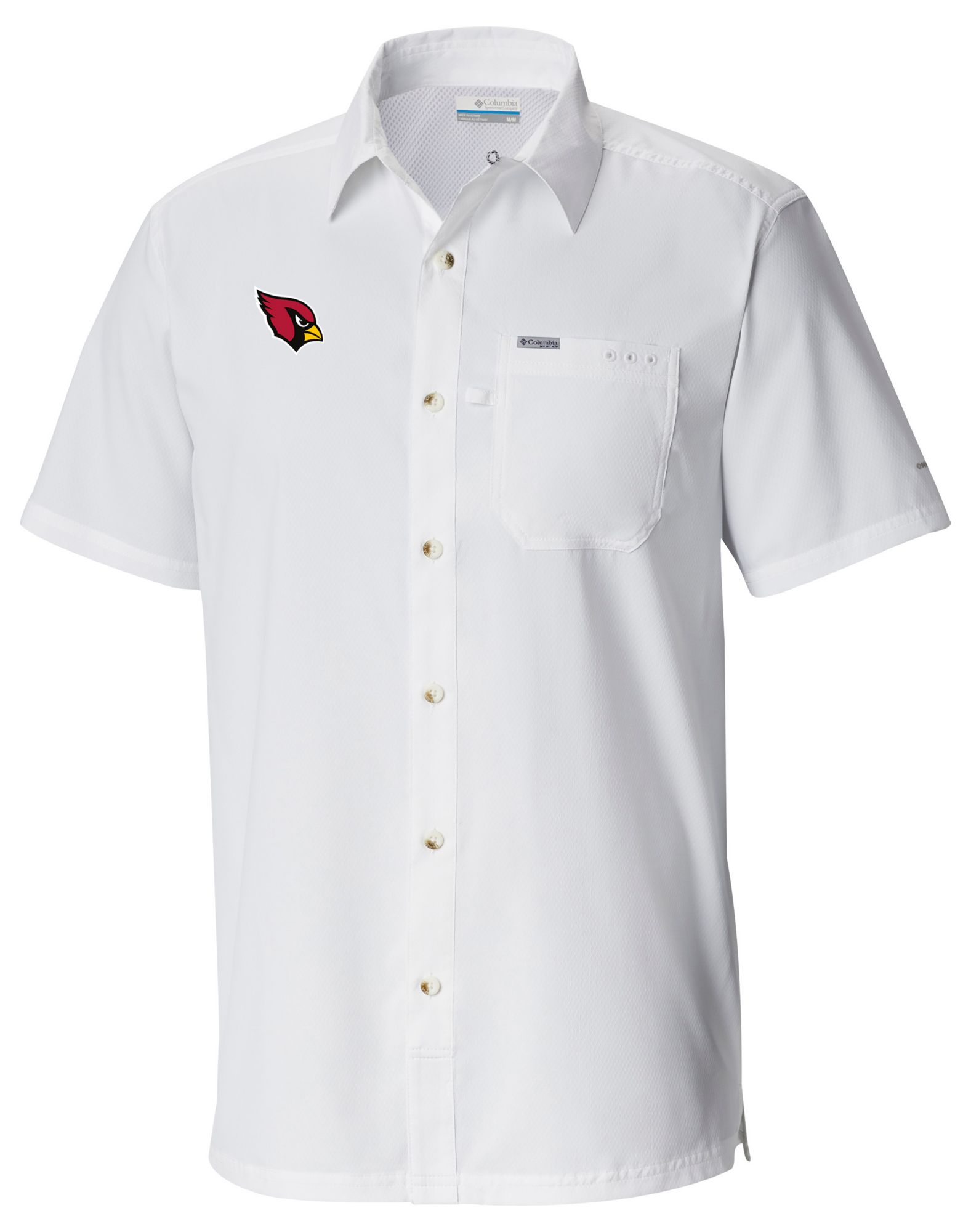 Columbia Men's Arizona Cardinals White Slack Tide T-Shirt
