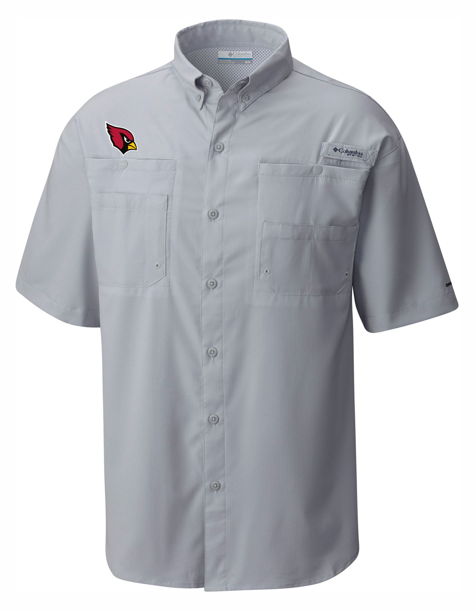 Columbia Men's Arizona Cardinals Grey Tamiami Shirt