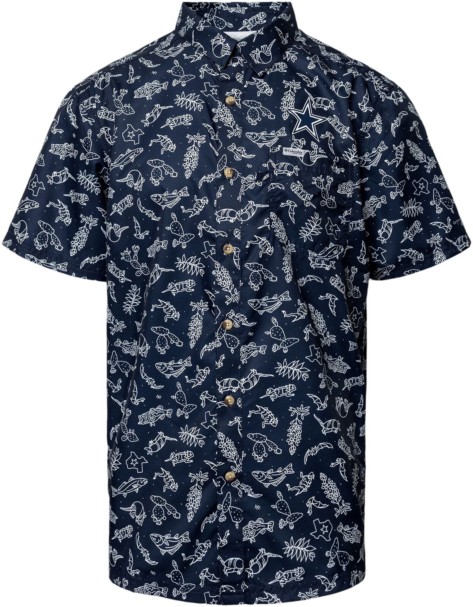 Columbia Men's Dallas Cowboys Navy Super Slack T-Shirt