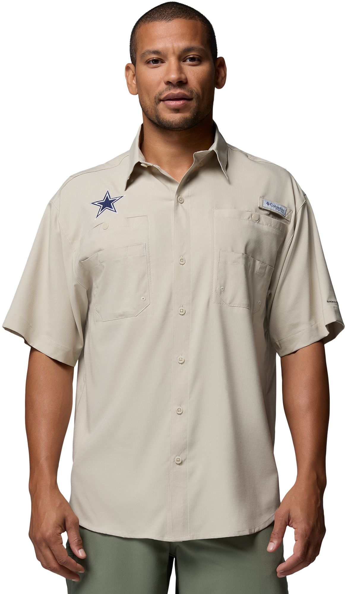 Columbia Men's Dallas Cowboys Tan Tamiami T-Shirt